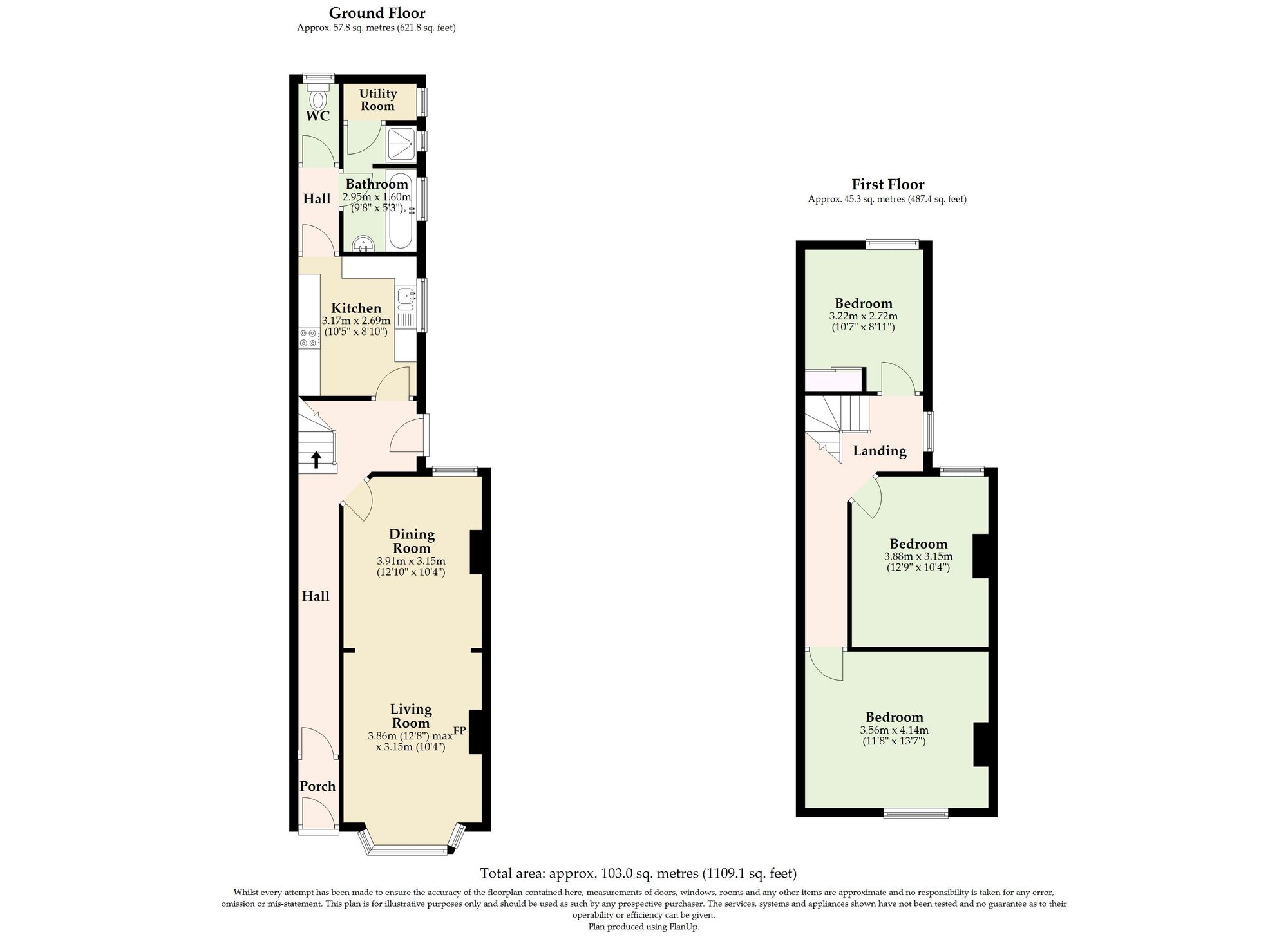 24 Morton Road, Lowestoft floorplan