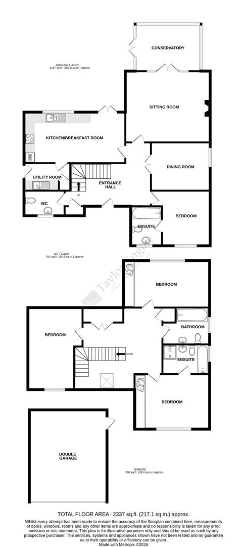 Woodland House, 254, Willingdon Road, Eastbourne floorplan