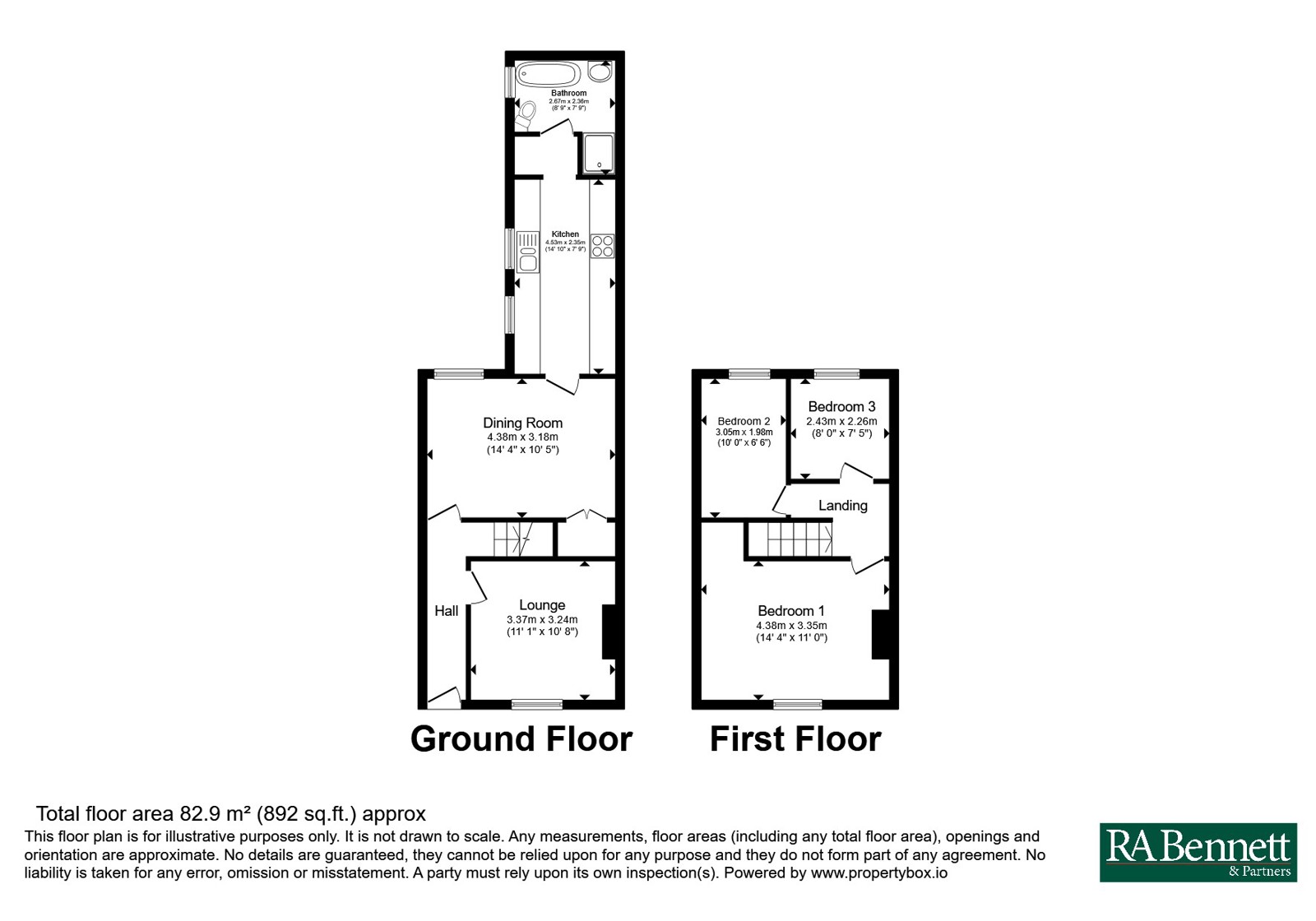 Brunswick Street, Gloucestershire floorplan