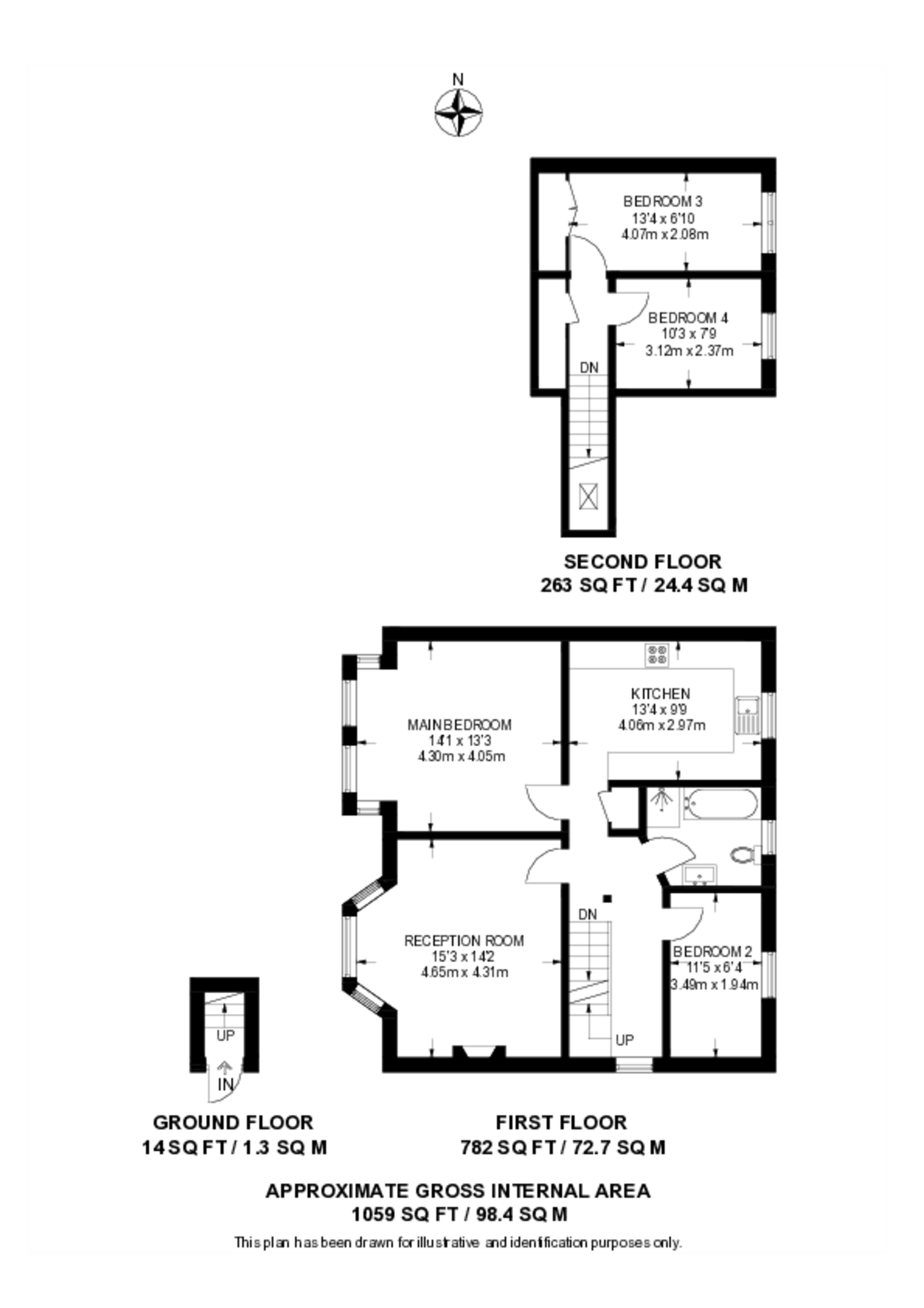 Graham Road, Mitcham floorplan