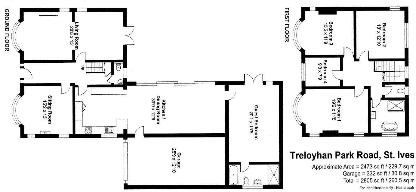 Buen-Ayre,, Treloyhan Park Road, Cornwall floorplan