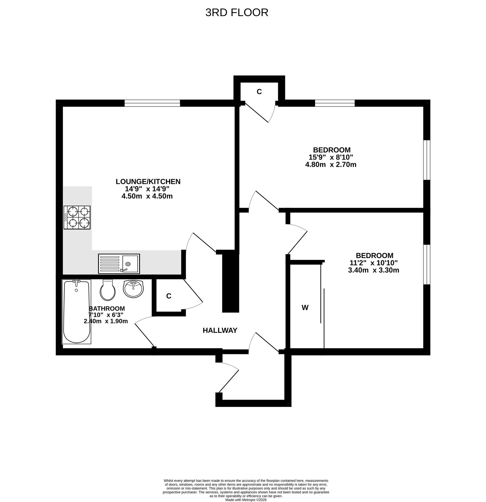 46c, High Street, Kirriemuir floorplan