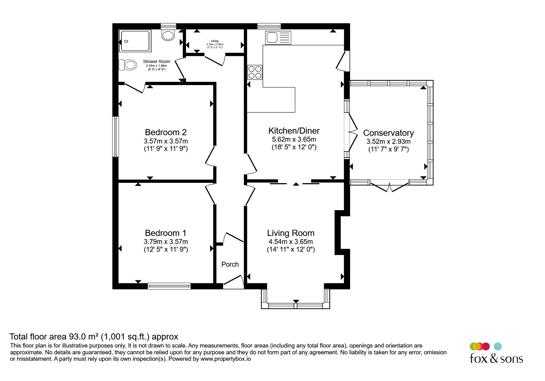 85, Crownhill Road, Plymouth floorplan