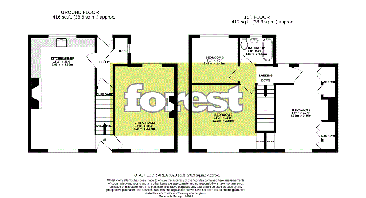 Bedfont Lane, Feltham, Middlesex, TW14 floorplan