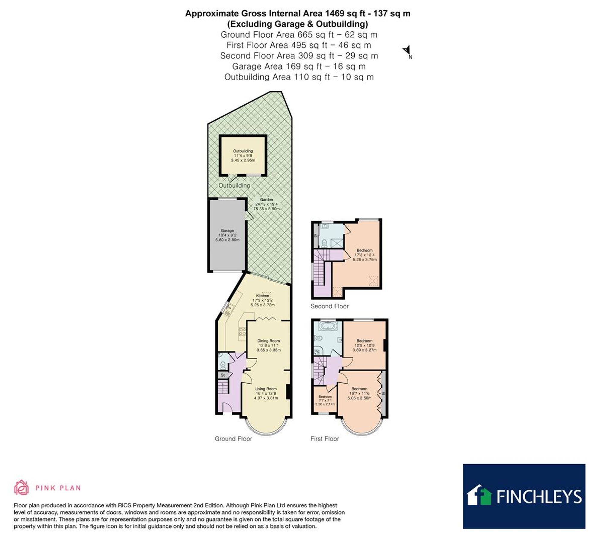 4 Holders Hill Crescent, London floorplan
