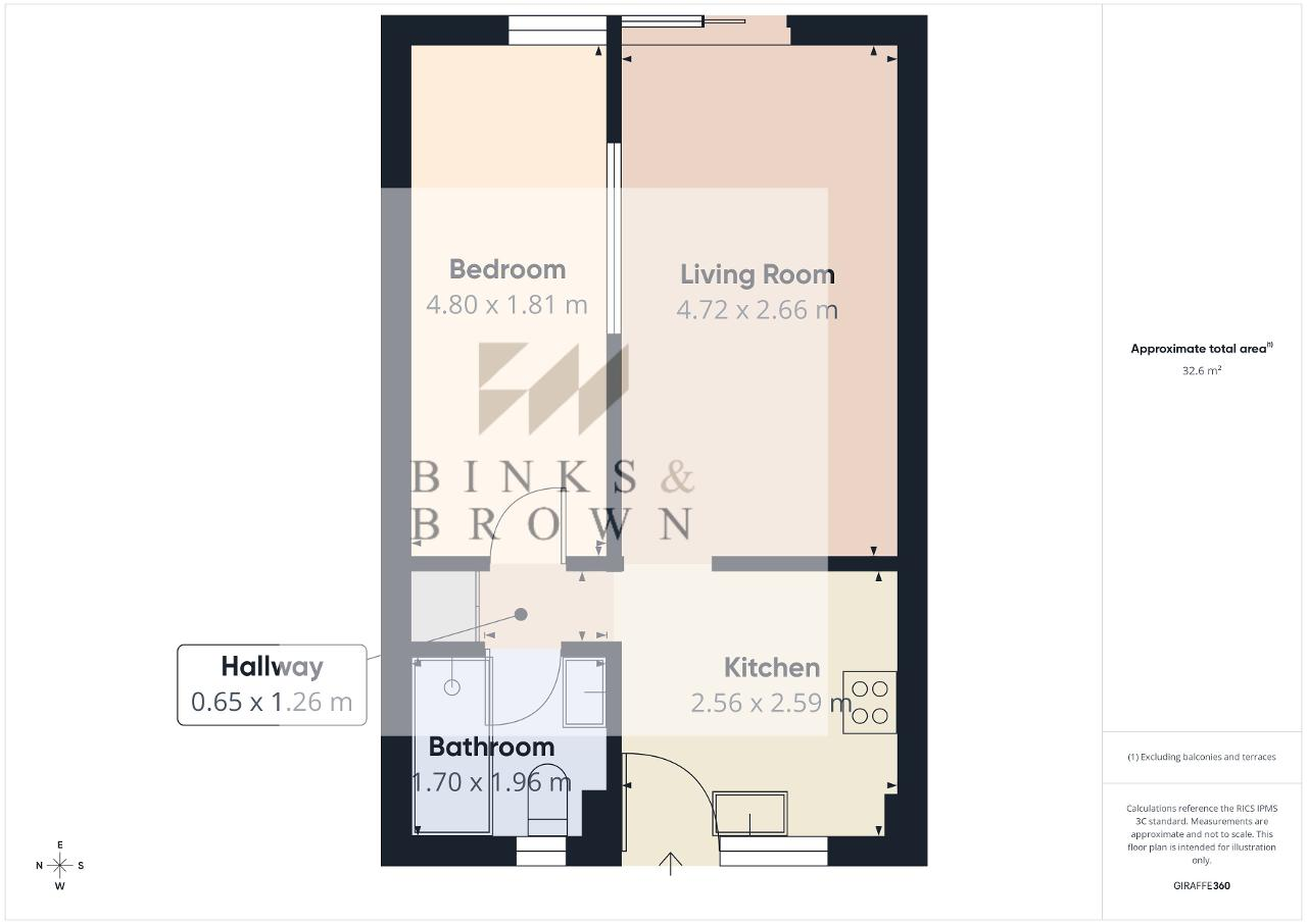 1, Finches Close, Corringham floorplan