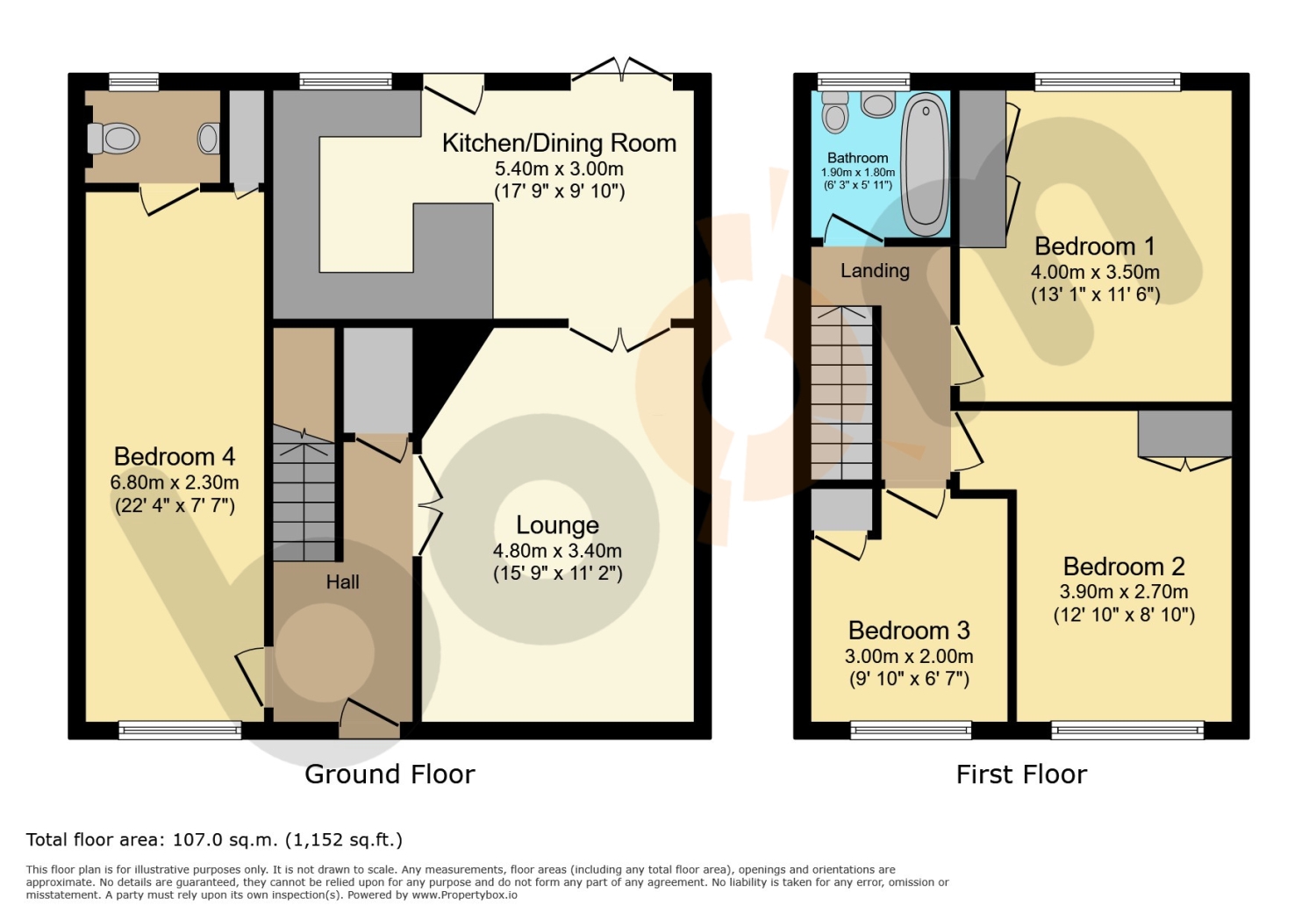 Gladstone Avenue, Johnstone floorplan