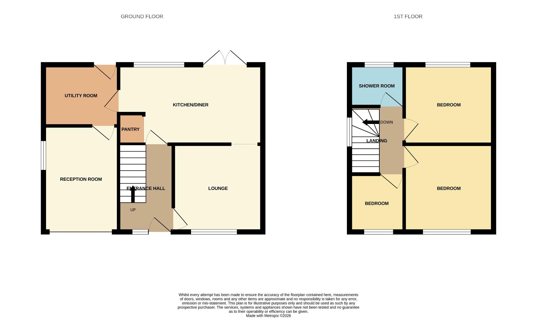 55, Beeston Drive, Winsford floorplan