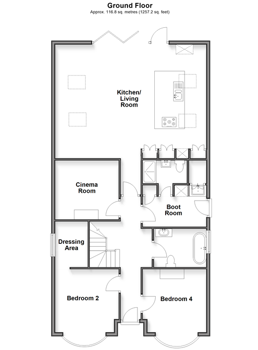 Queens Road, Newport floorplan