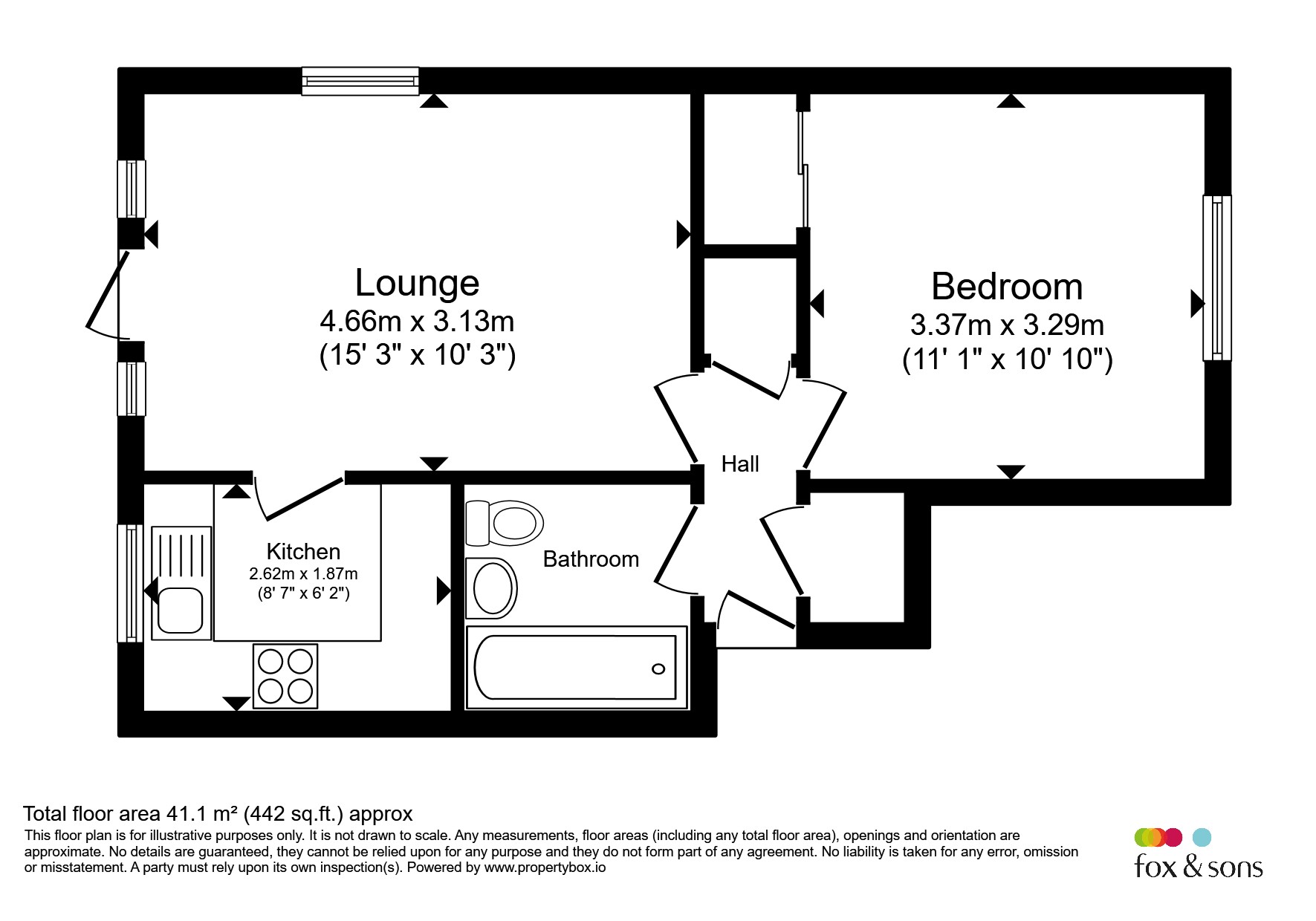 121, Brunel Road, Southampton floorplan