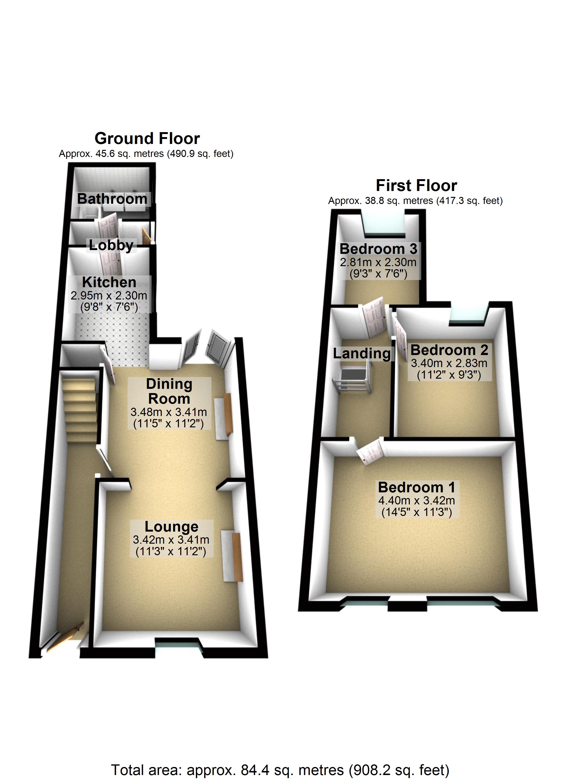 Rosebery Road, Ipswich, Suffolk IP4, 3 bedroom terraced house for sale