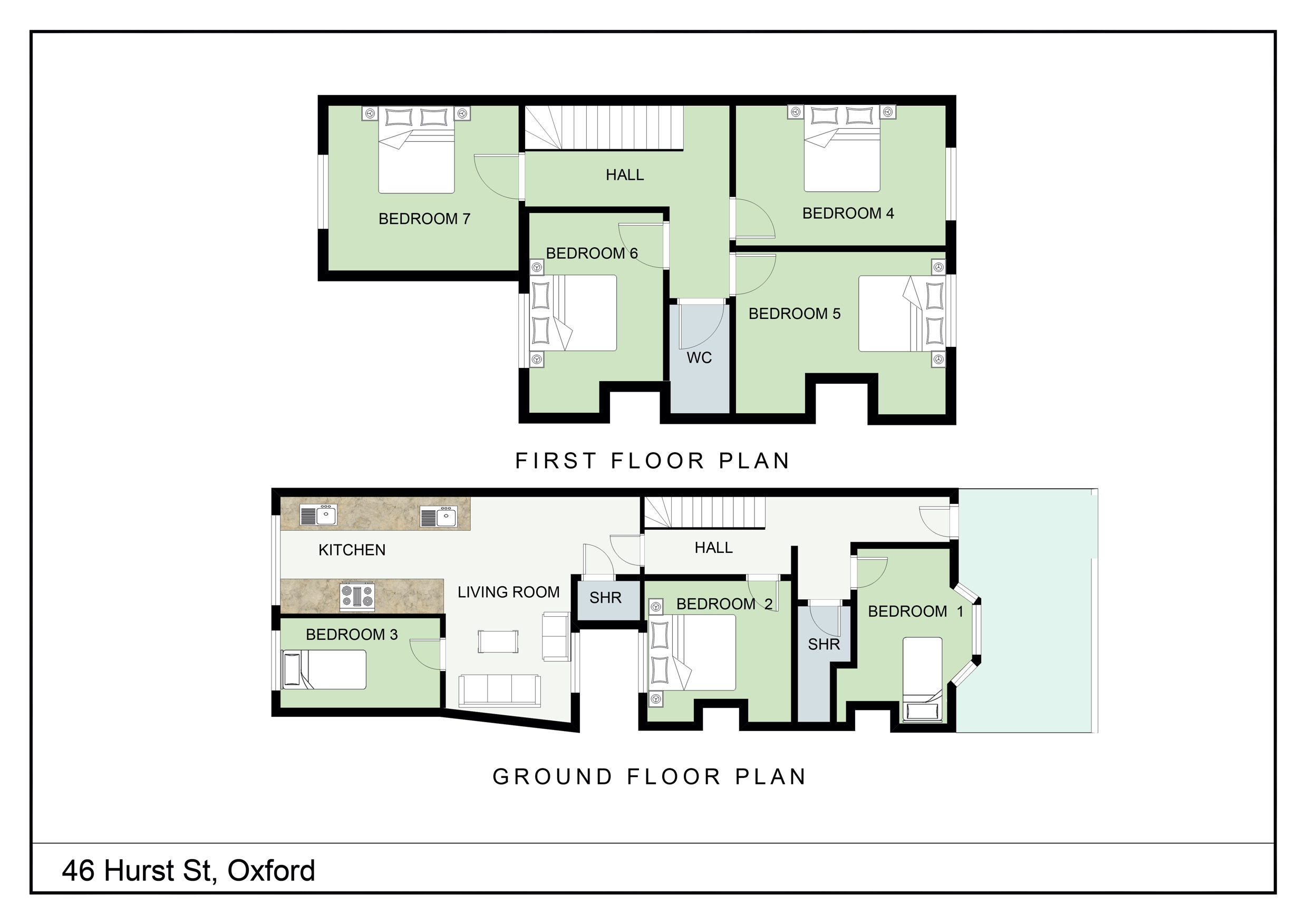 46, Hurst Street, Oxford floorplan