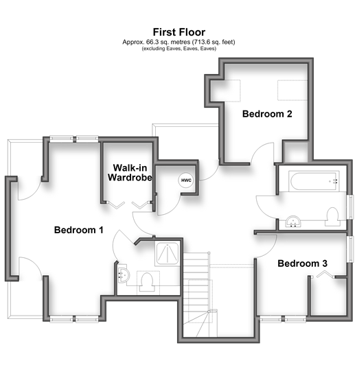 Stonefield Close Southgate, Crawley floorplan