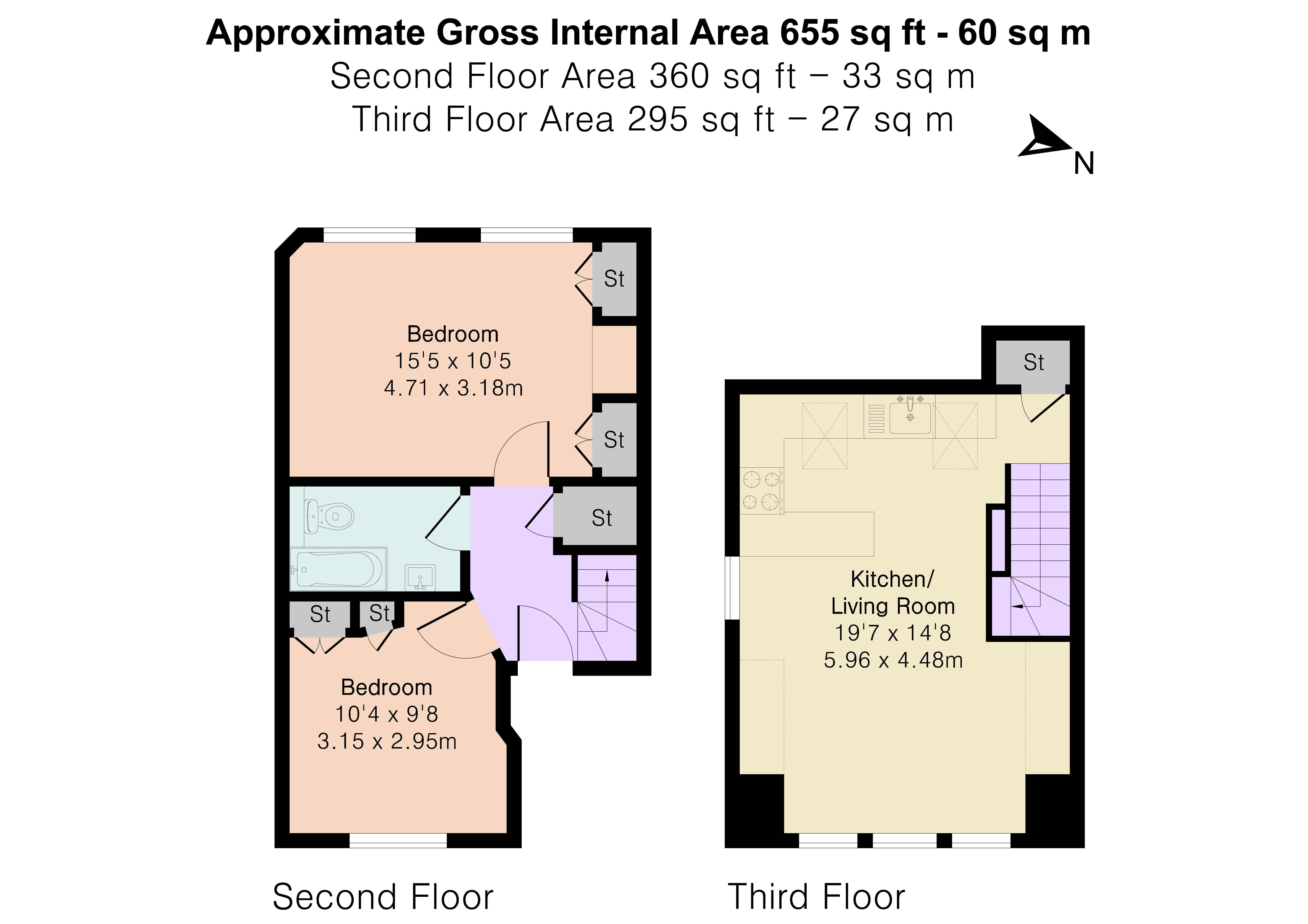 Flat 3, 82, Cricketfield Road, London floorplan