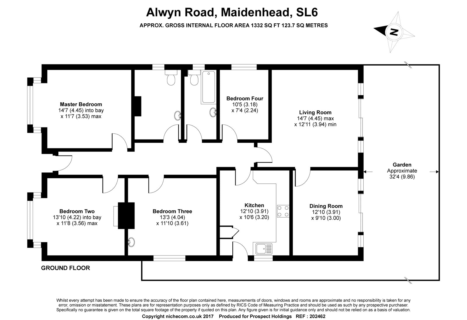 4 Bedrooms Detached bungalow for sale in Alwyn Road, Maidenhead, Berkshire SL6