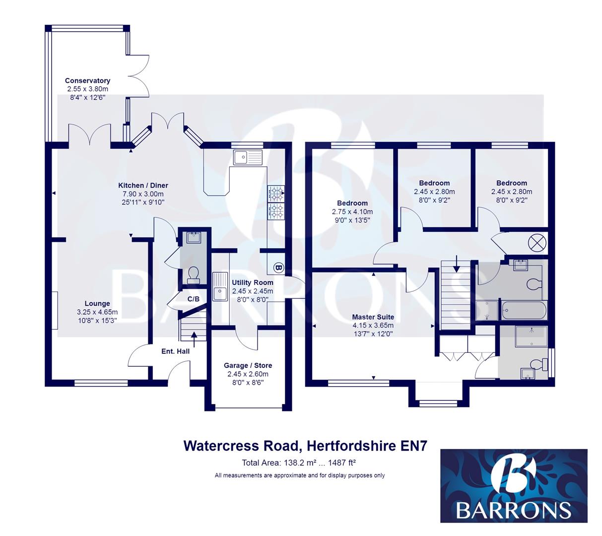 4 Bedrooms Detached house for sale in Watercress Road, Cheshunt, Waltham Cross EN7