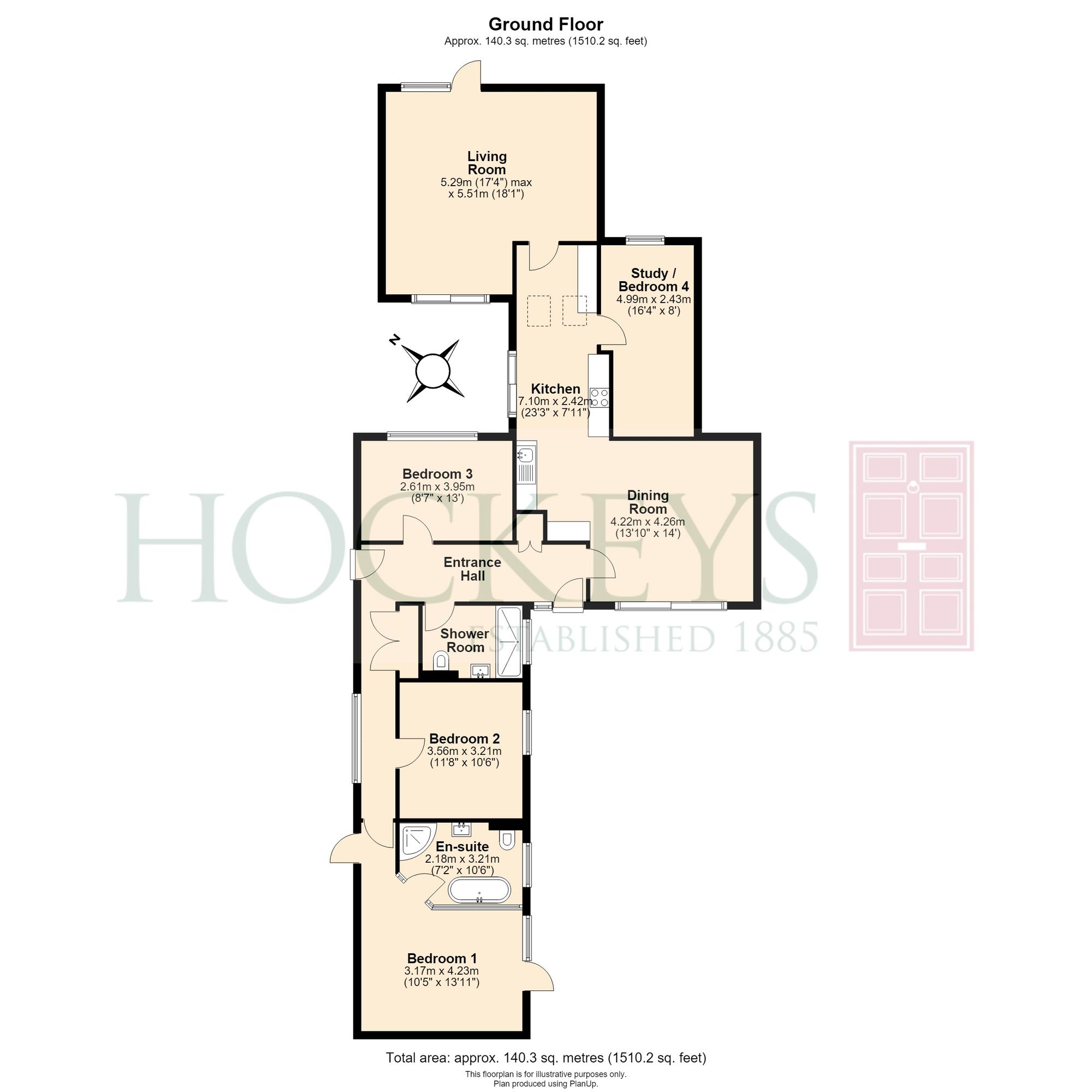 2 Sherbourne Close, Cambridge floorplan