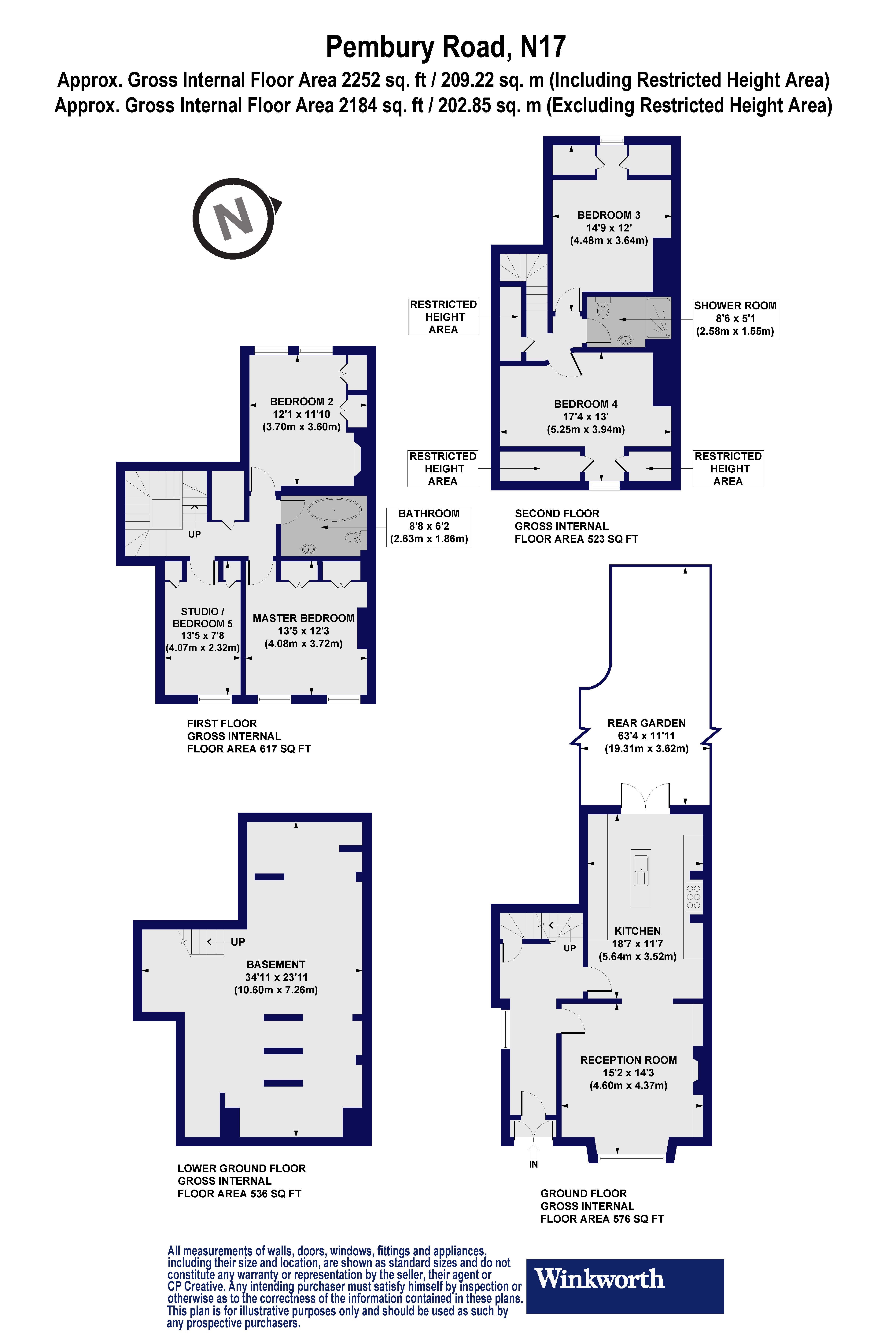 109, Pembury Road, London floorplan
