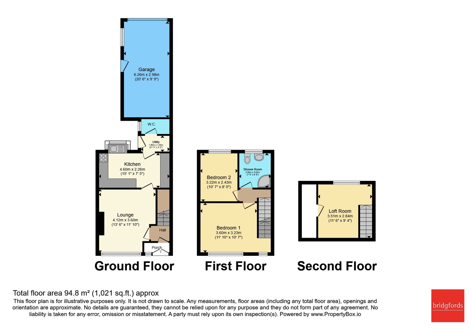 3, Brookside Avenue, Manchester floorplan