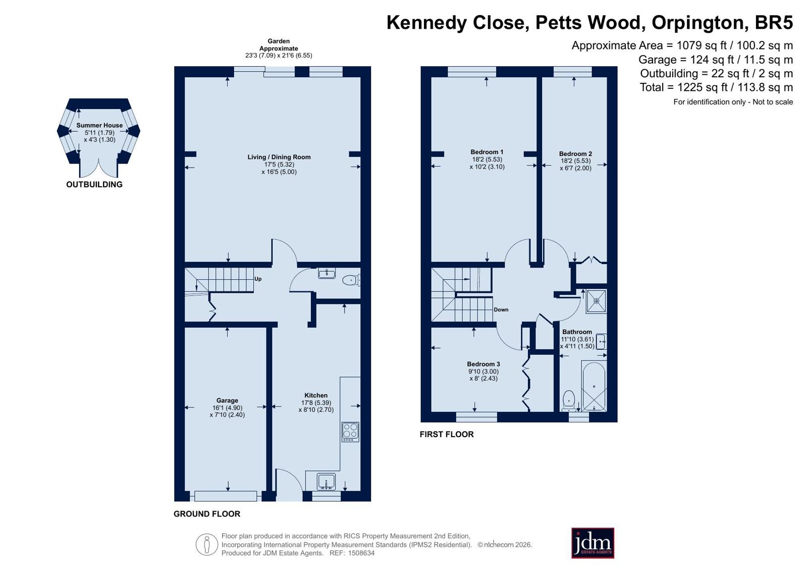 27, Kennedy Close, Orpington floorplan