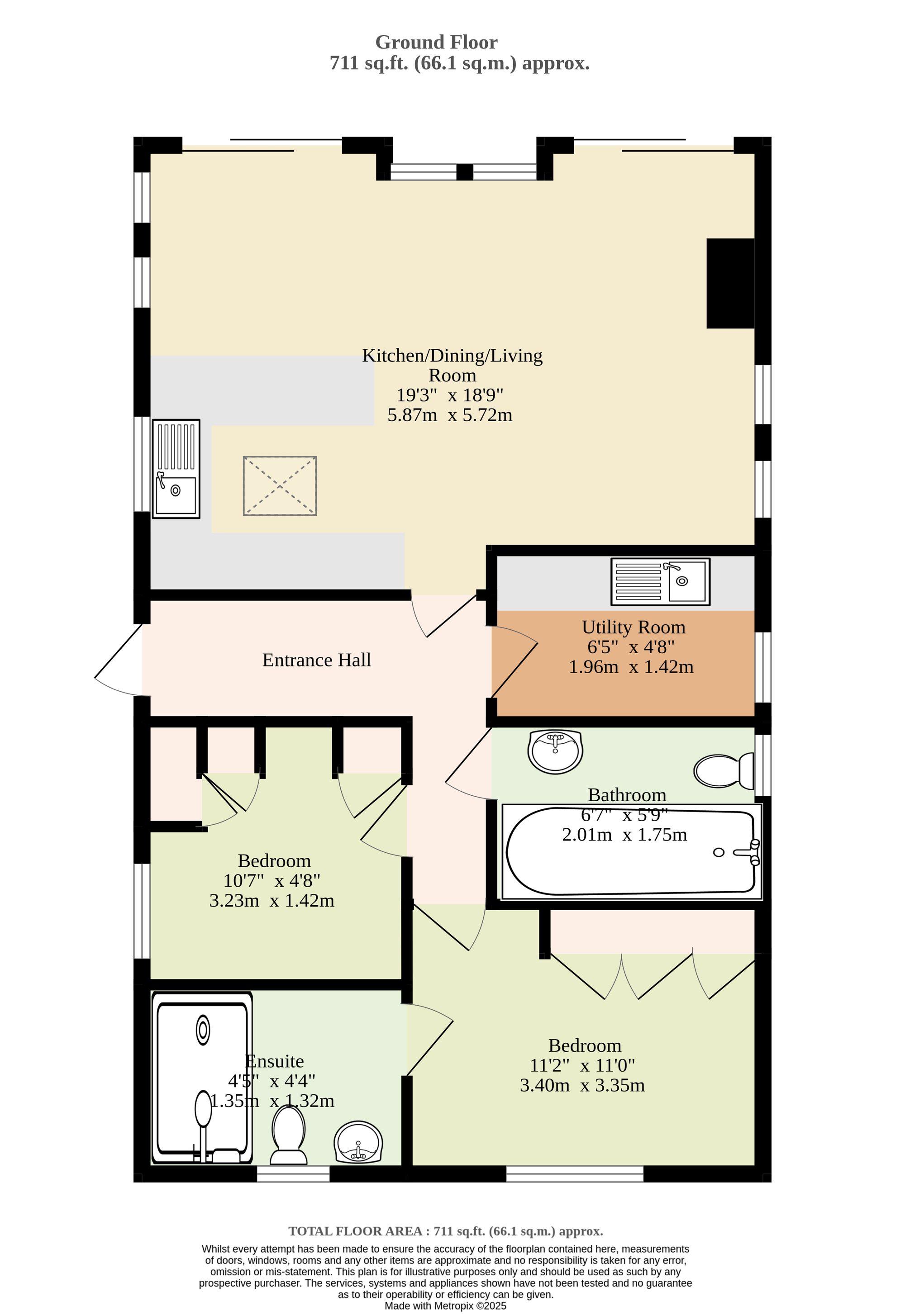 The Hollies, London Road, Lowestoft floorplan