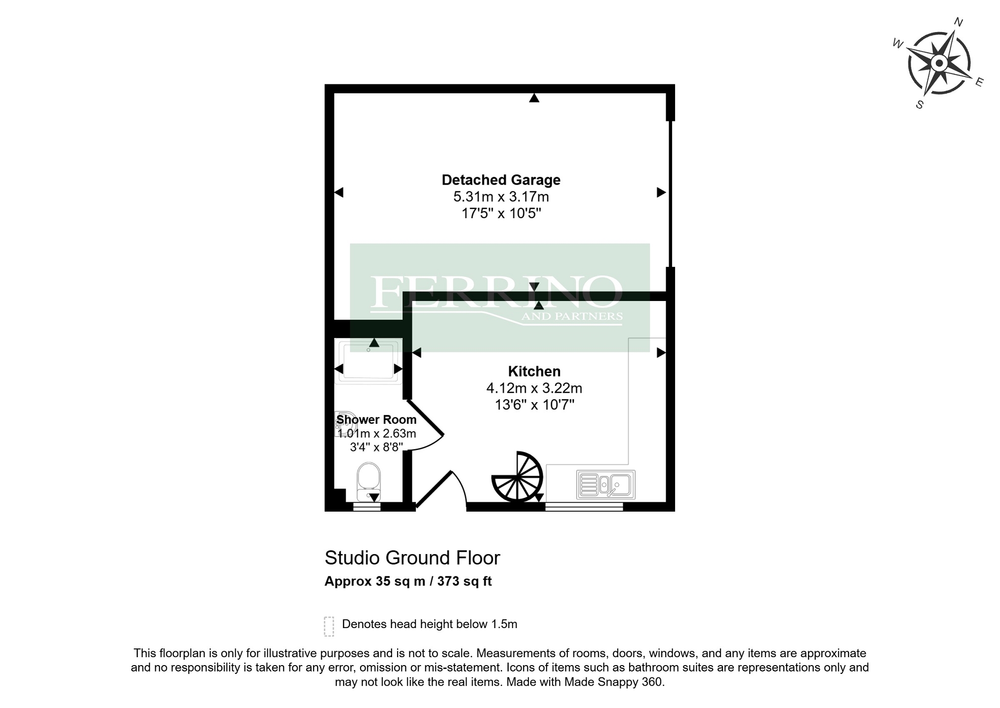 High Hopes, Deans Walk, Harrow Hill floorplan