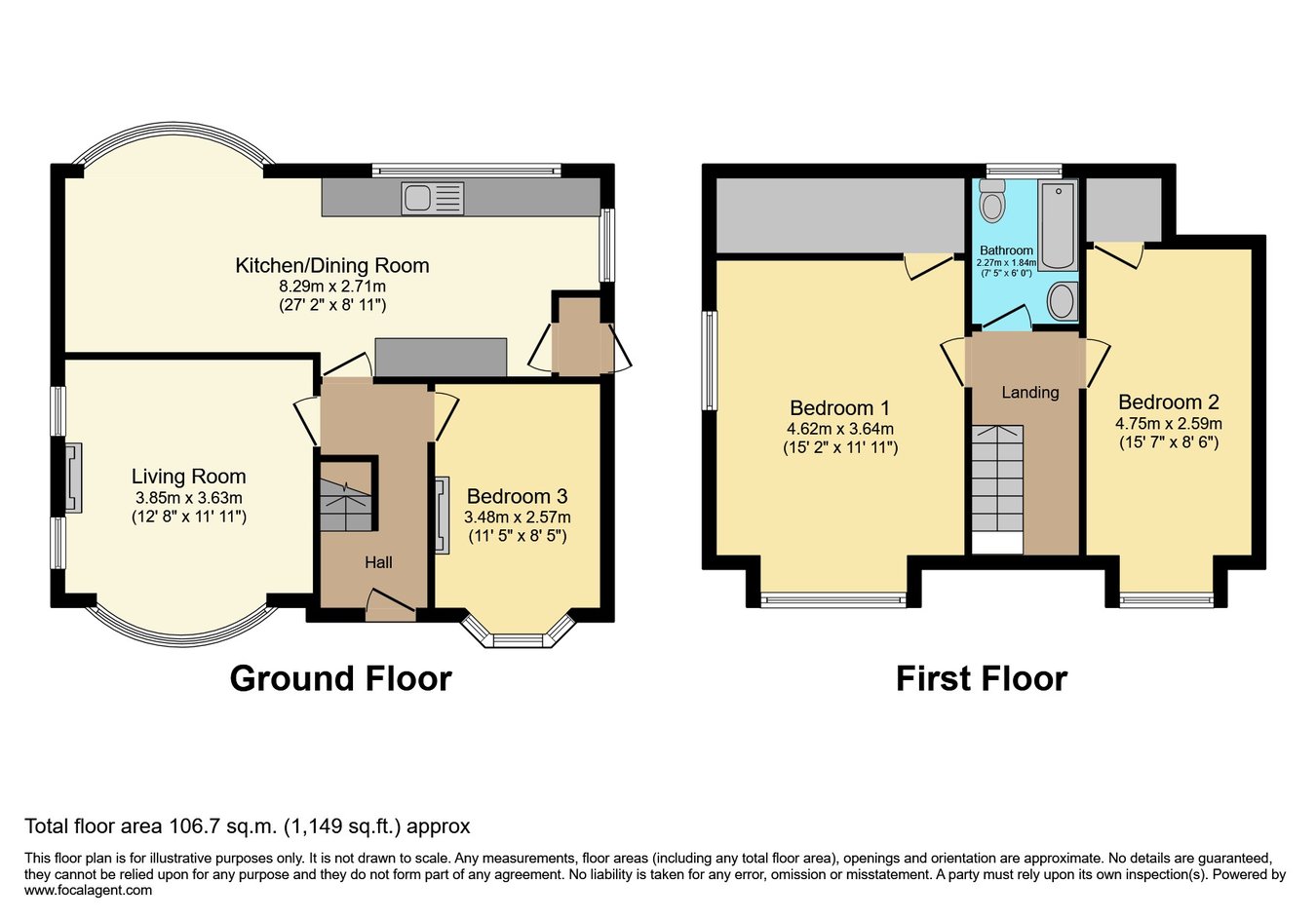 22, Caddle Road, Grimsby floorplan