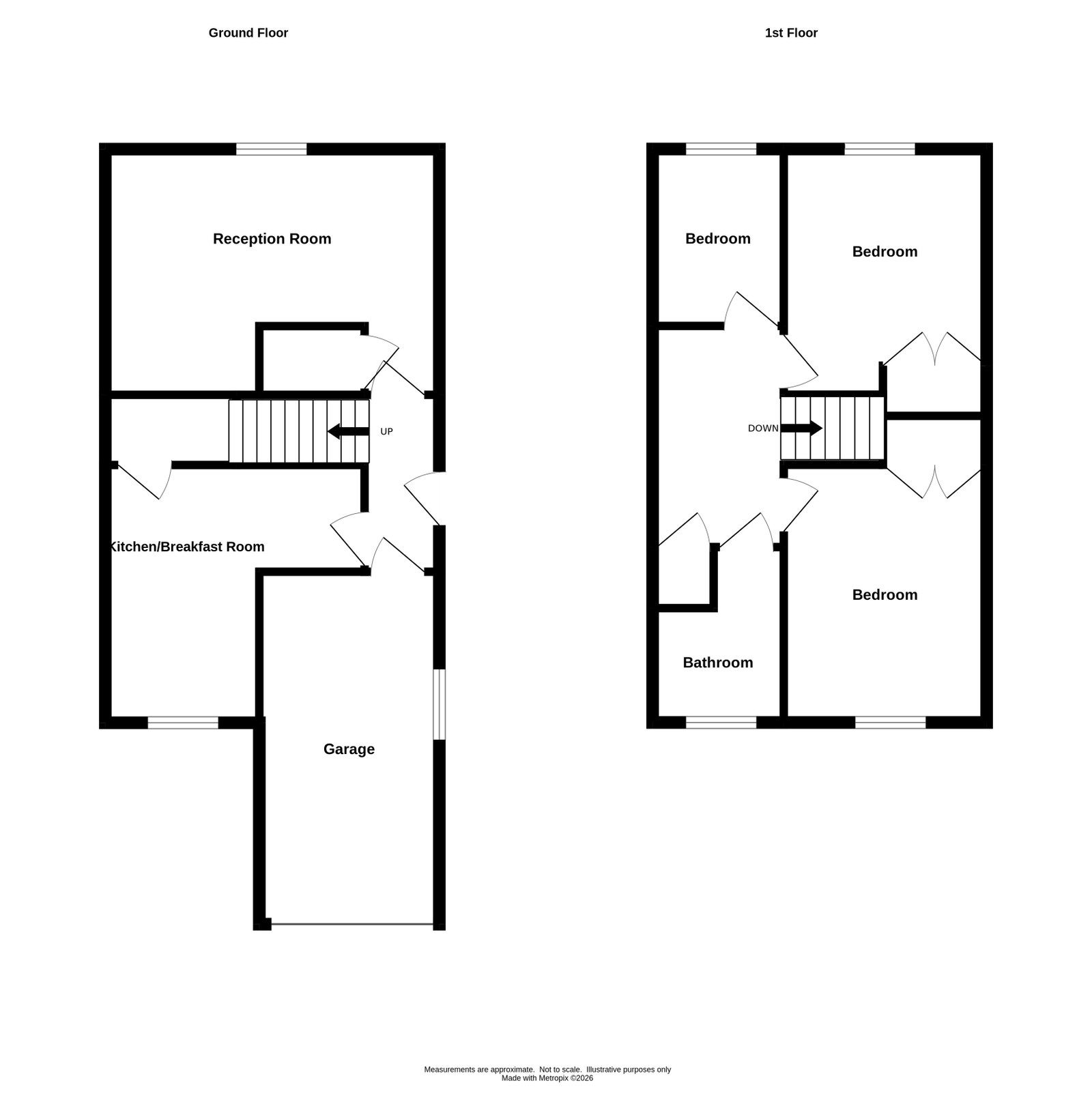 55, Catherine Road, Bilston floorplan