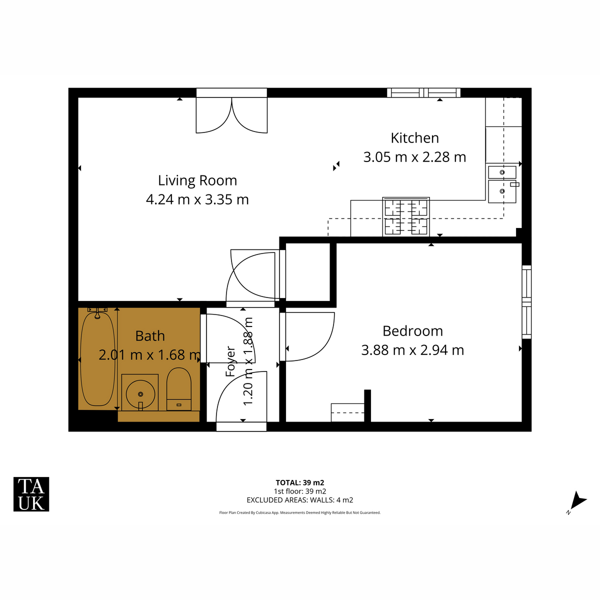 73, Tilia Way, Bourne floorplan