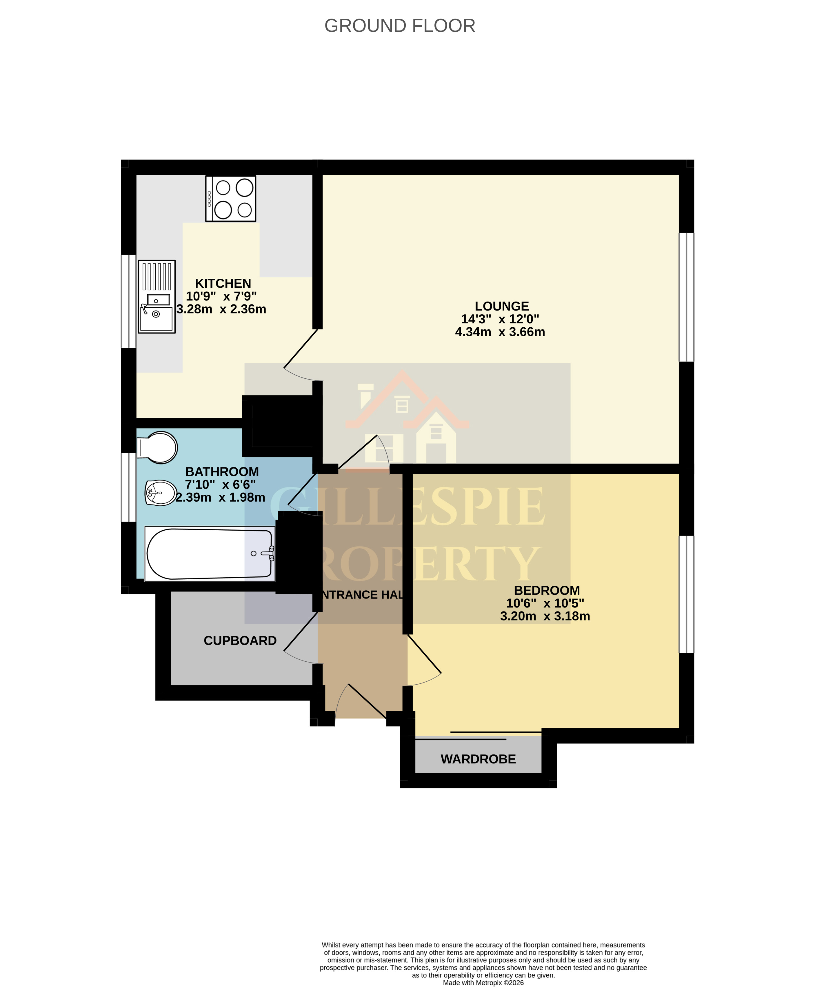 34, Longdales Place, New Carron, Falkirk floorplan