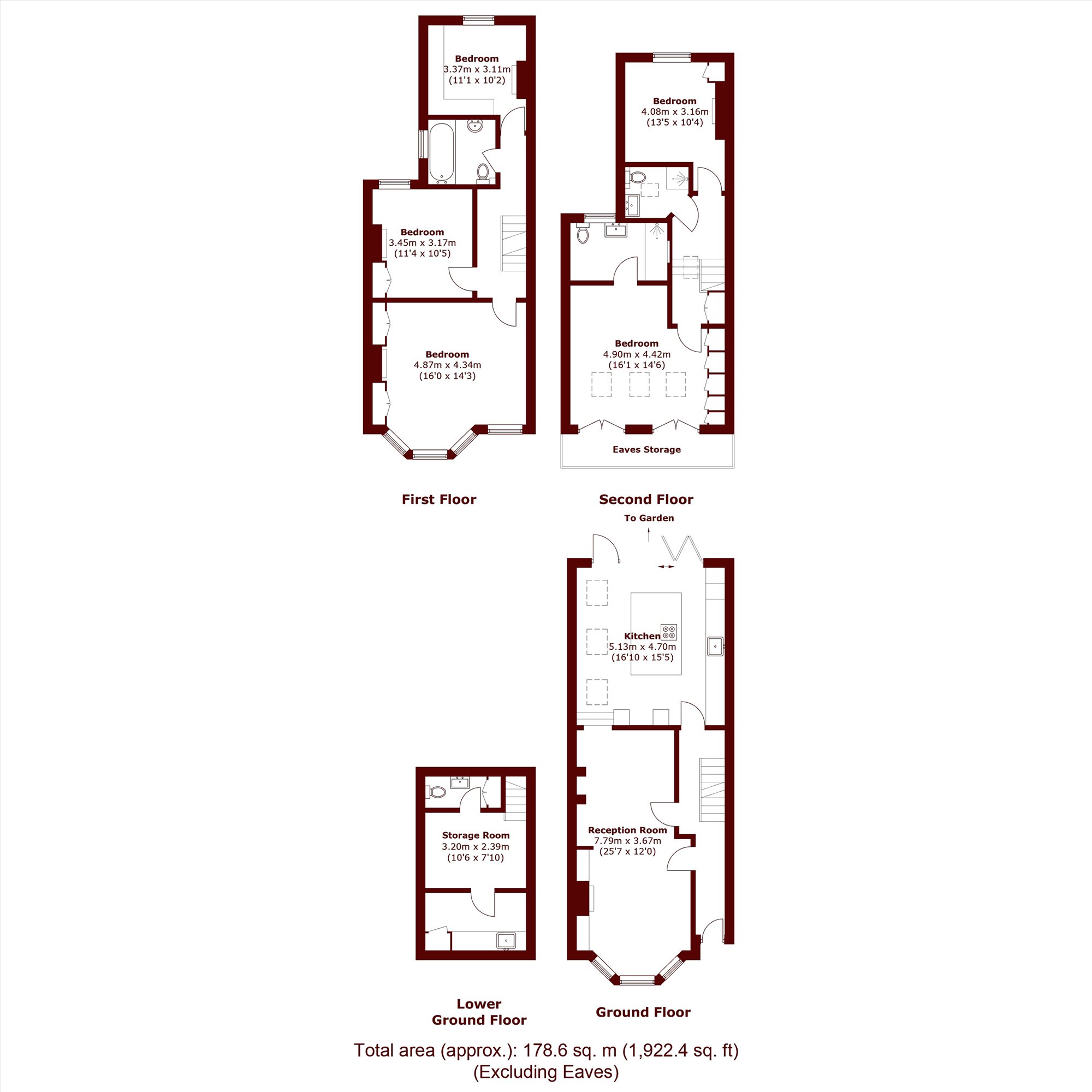 62, Ballater Road, London floorplan