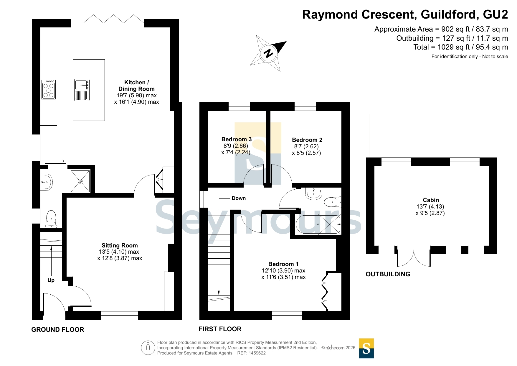 12, Raymond Crescent, Surrey floorplan