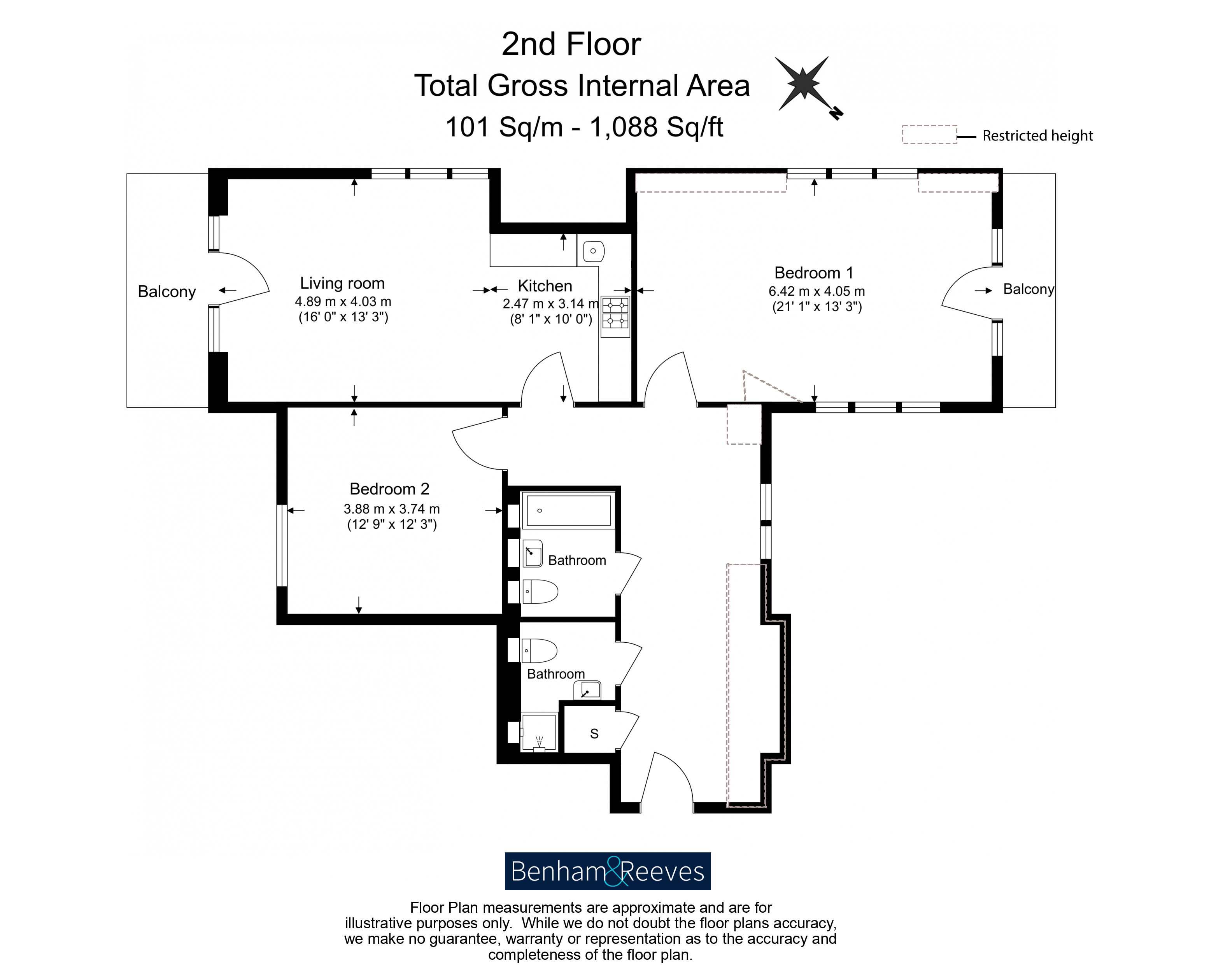 Carlyle Road, London floorplan