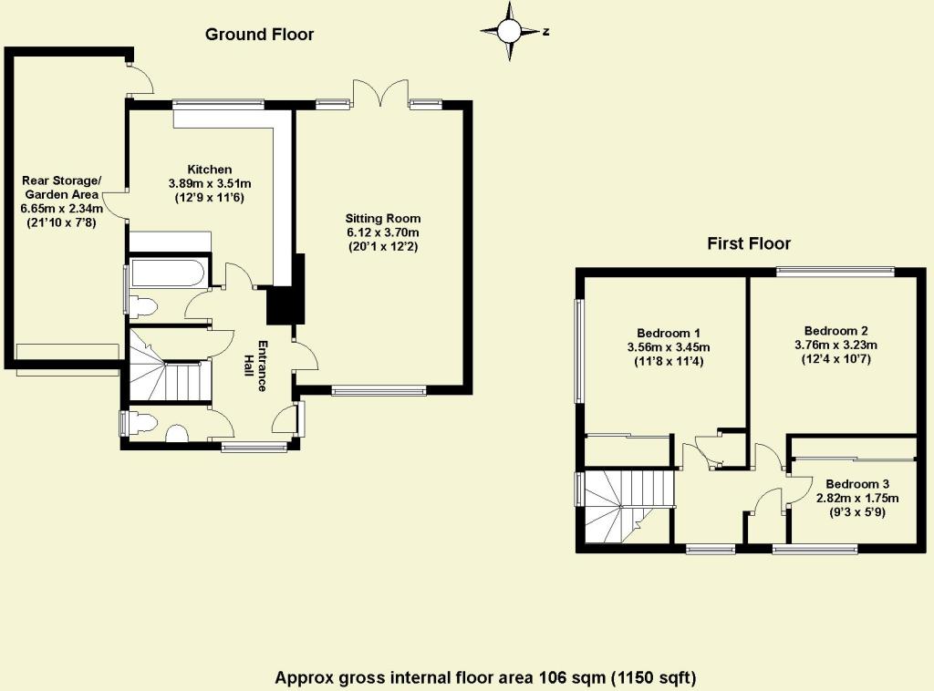 Roseacres, Takeley CM22, 3 bedroom semidetached house for sale