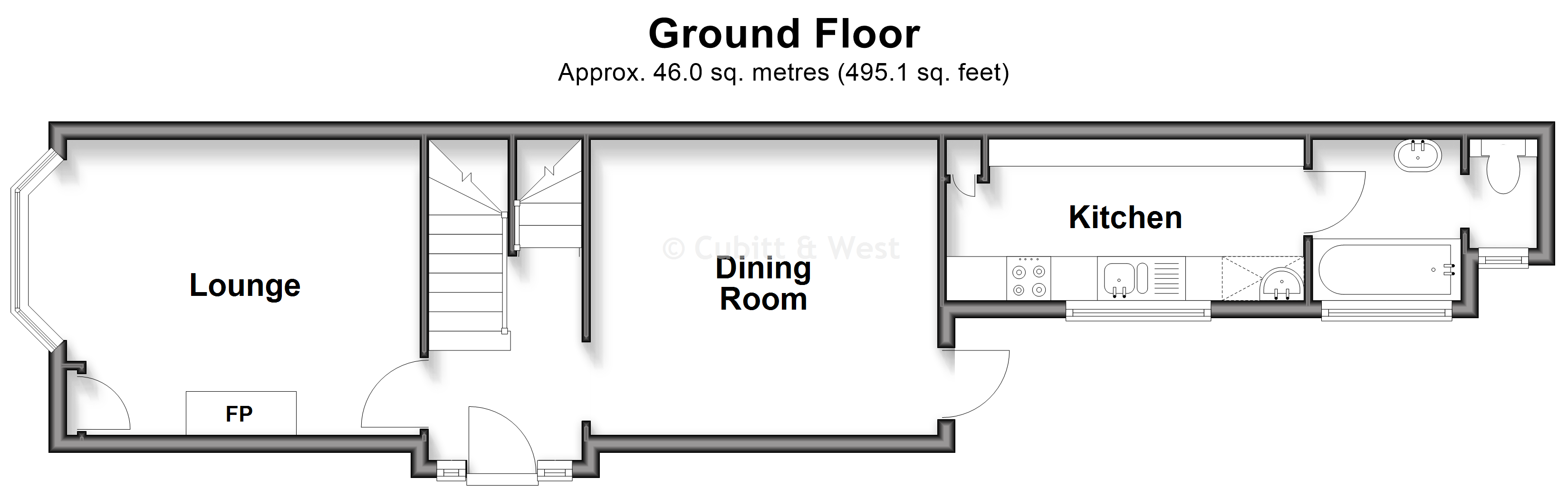 5, Wellington Road, Horsham floorplan
