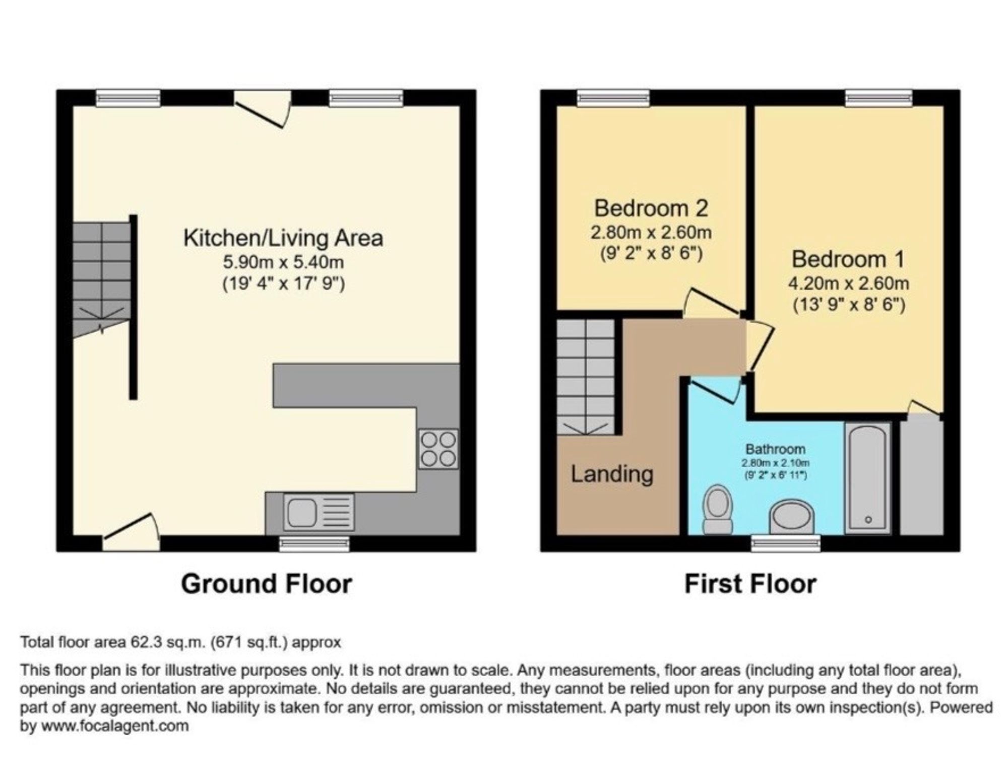 25 Fore Street, St. Stephens floorplan