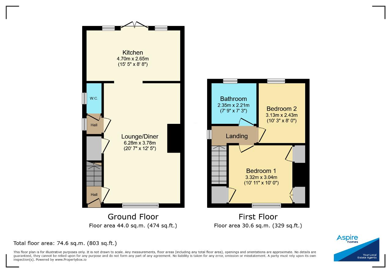70, Railway Road, Wisbech floorplan