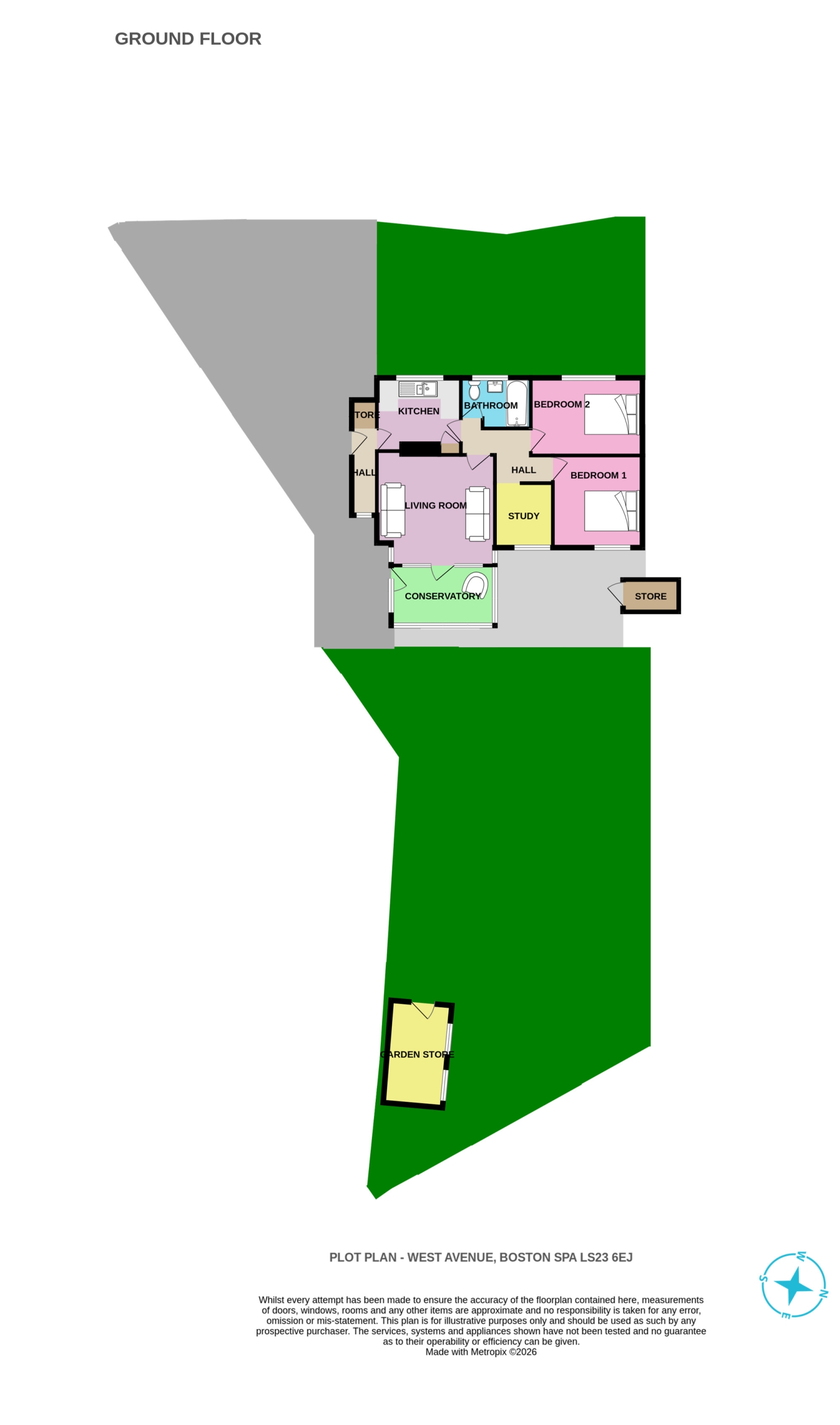 55, West Avenue, Wetherby floorplan