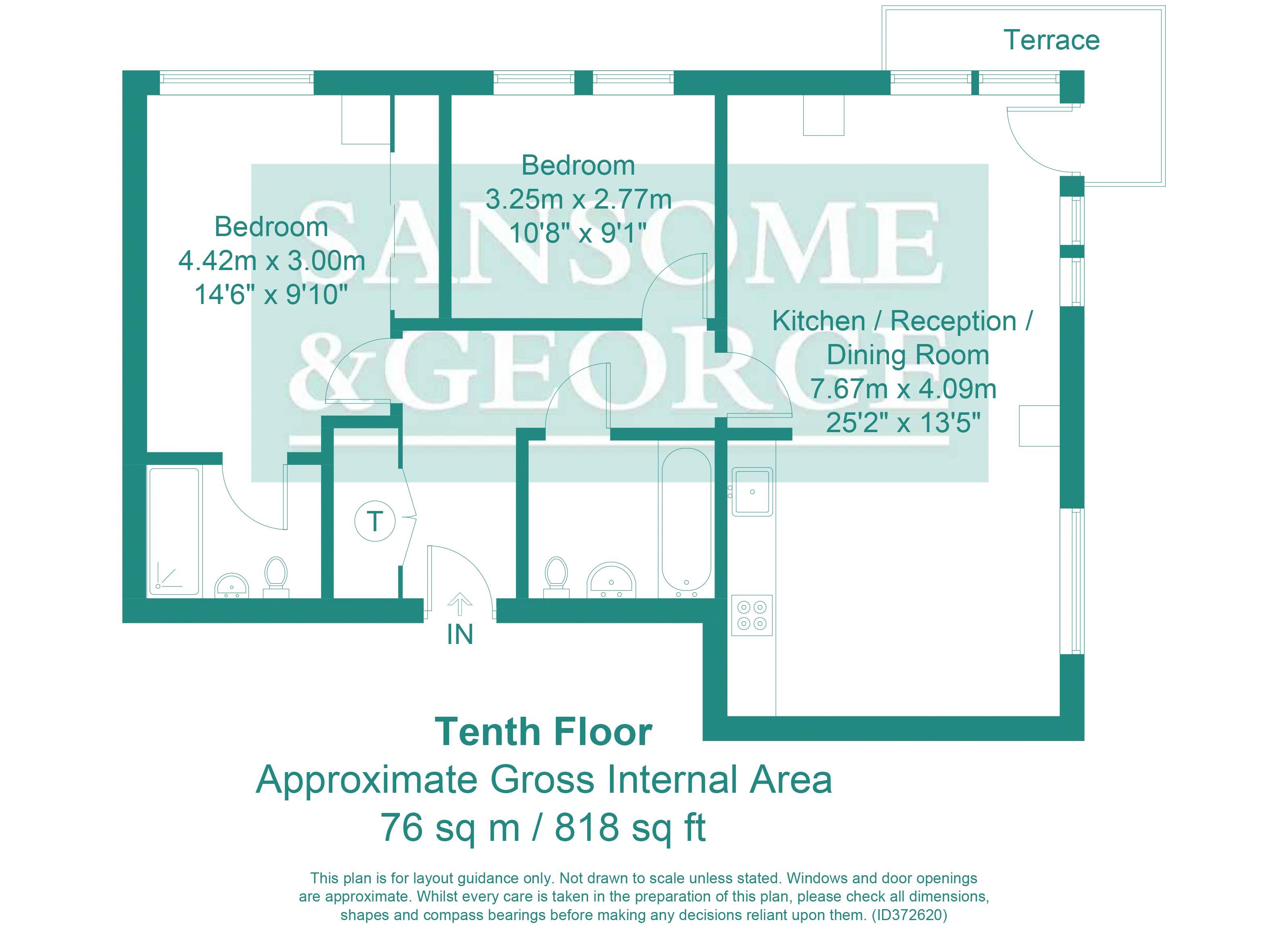 2 Bedrooms Flat to rent in Skyline Plaza, Basingstoke, Hampshire RG21