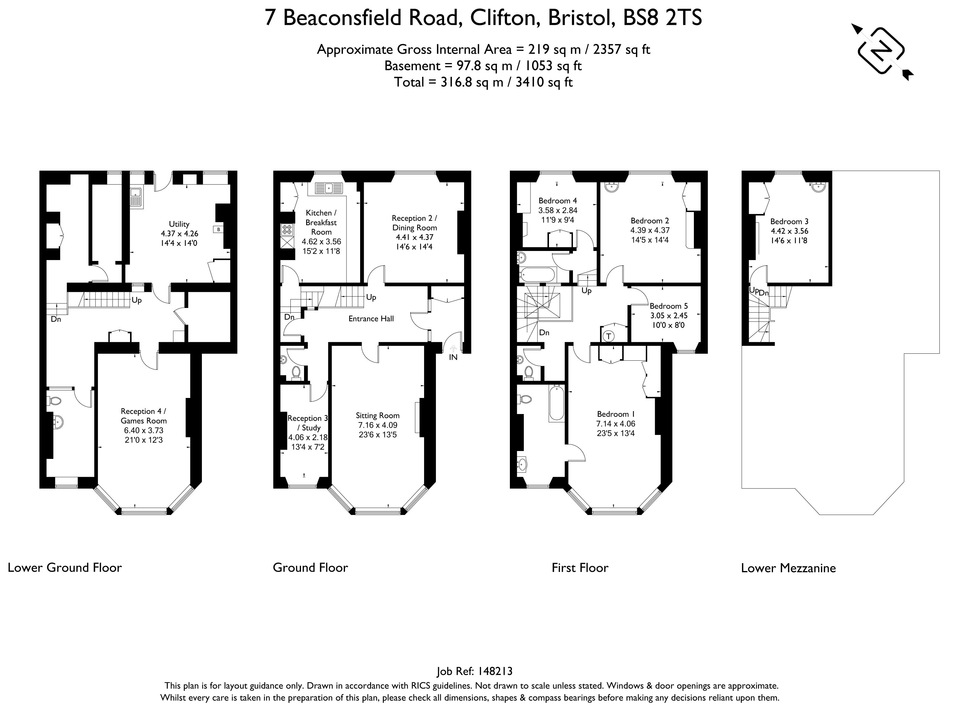 7, Beaconsfield Road, Bristol floorplan