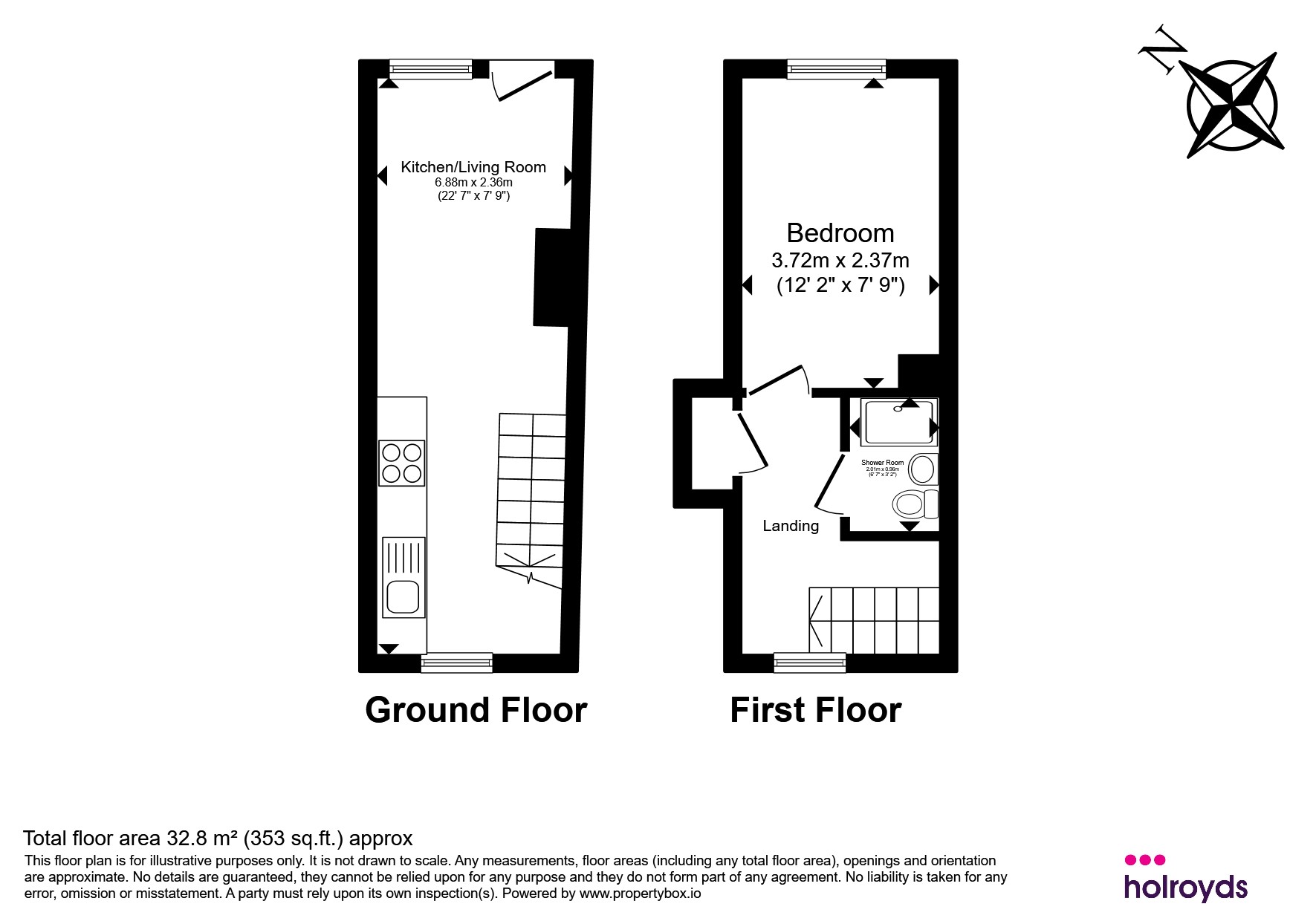 66, Sun Street, Keighley floorplan