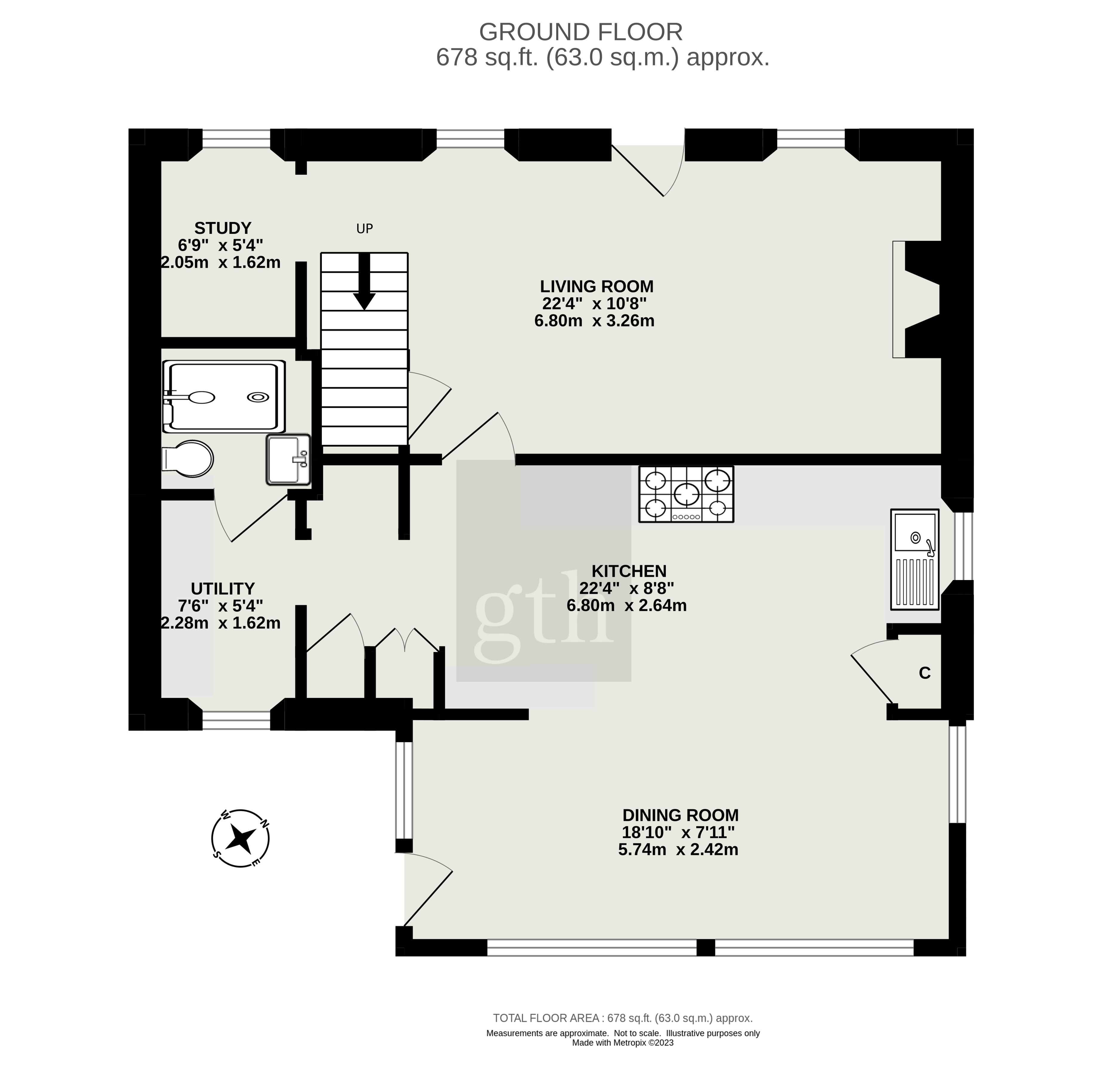 Curlew Cottage, 28, Greenway, Taunton floorplan