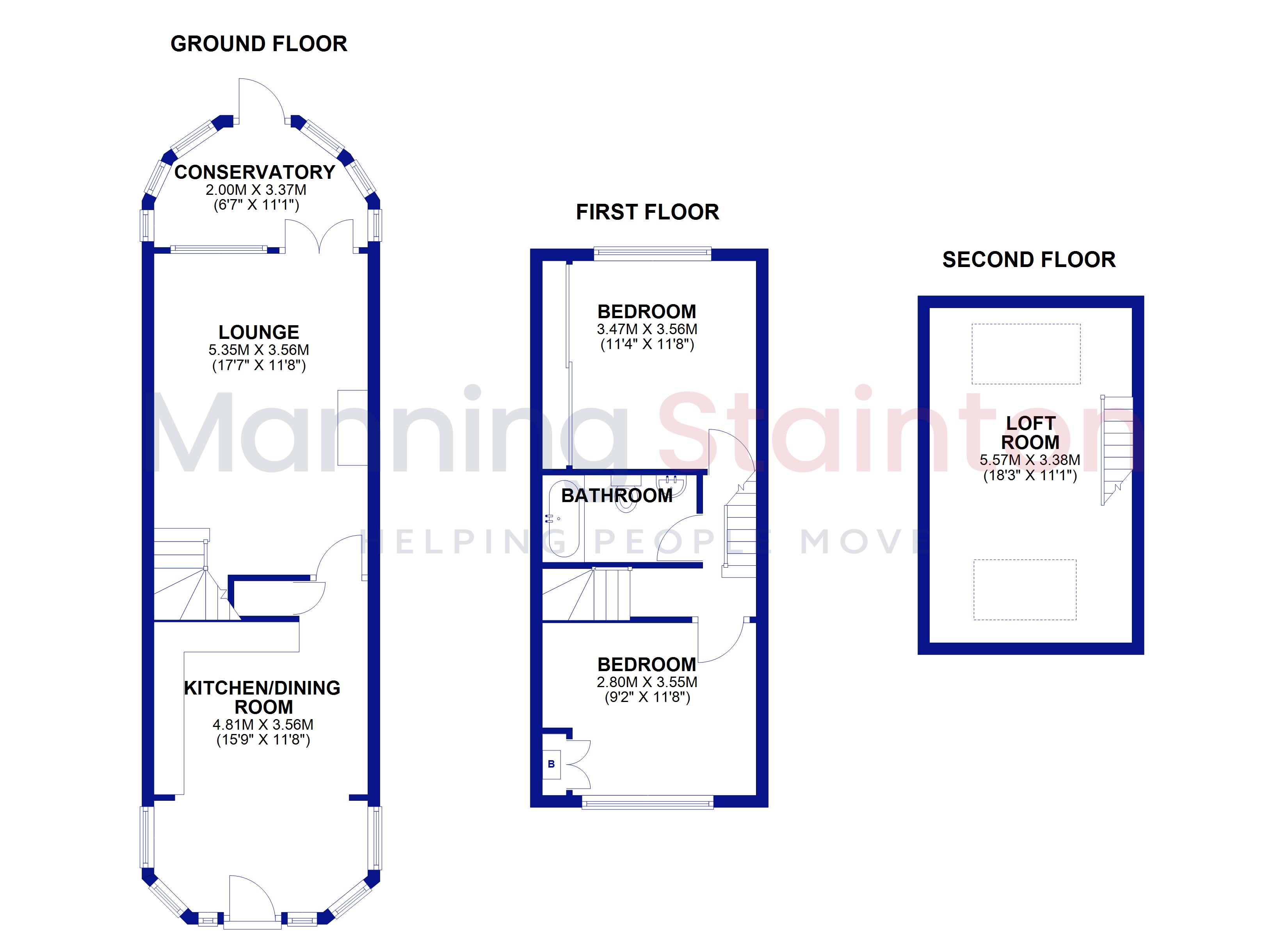 Lawns Mount, Leeds, West Yorkshire floorplan