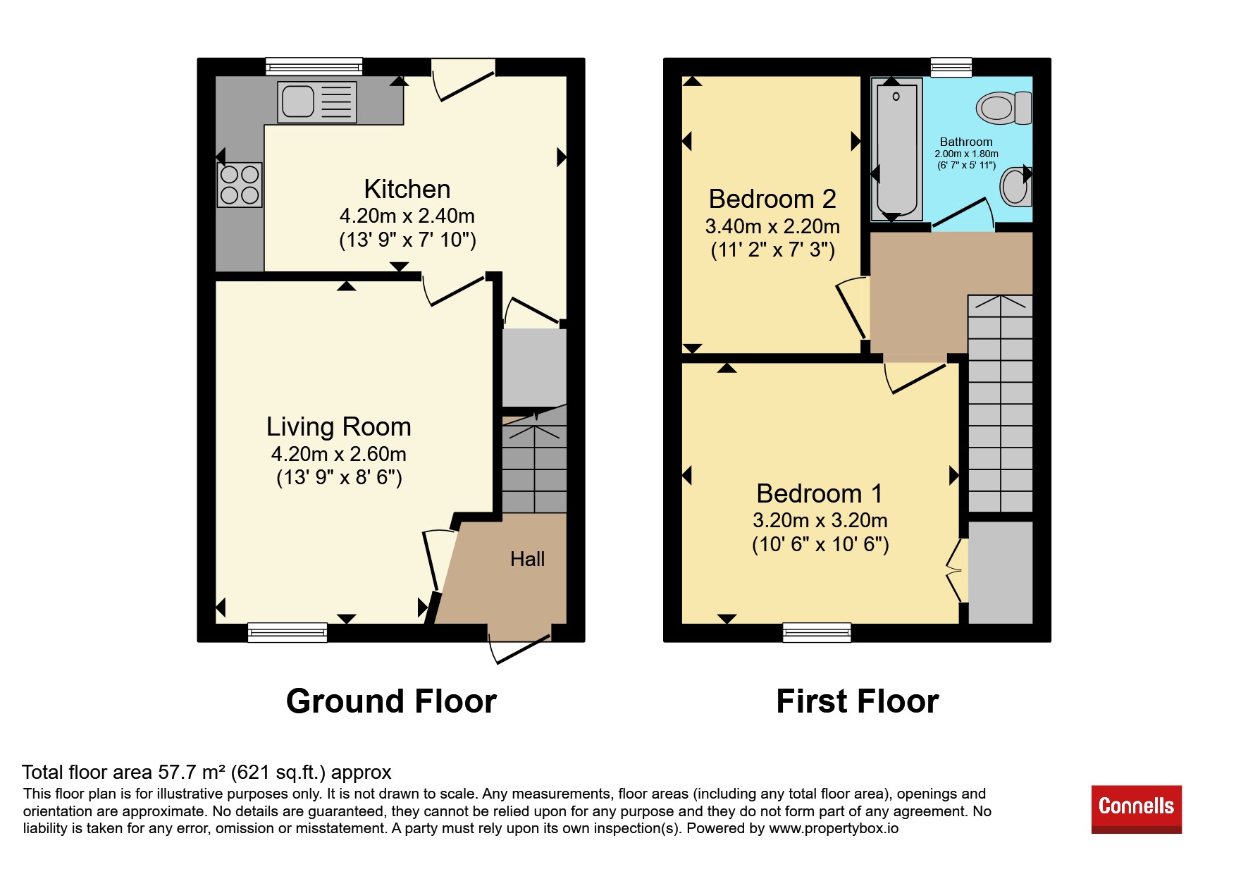 55, Wimborne Crescent, Milton Keynes floorplan