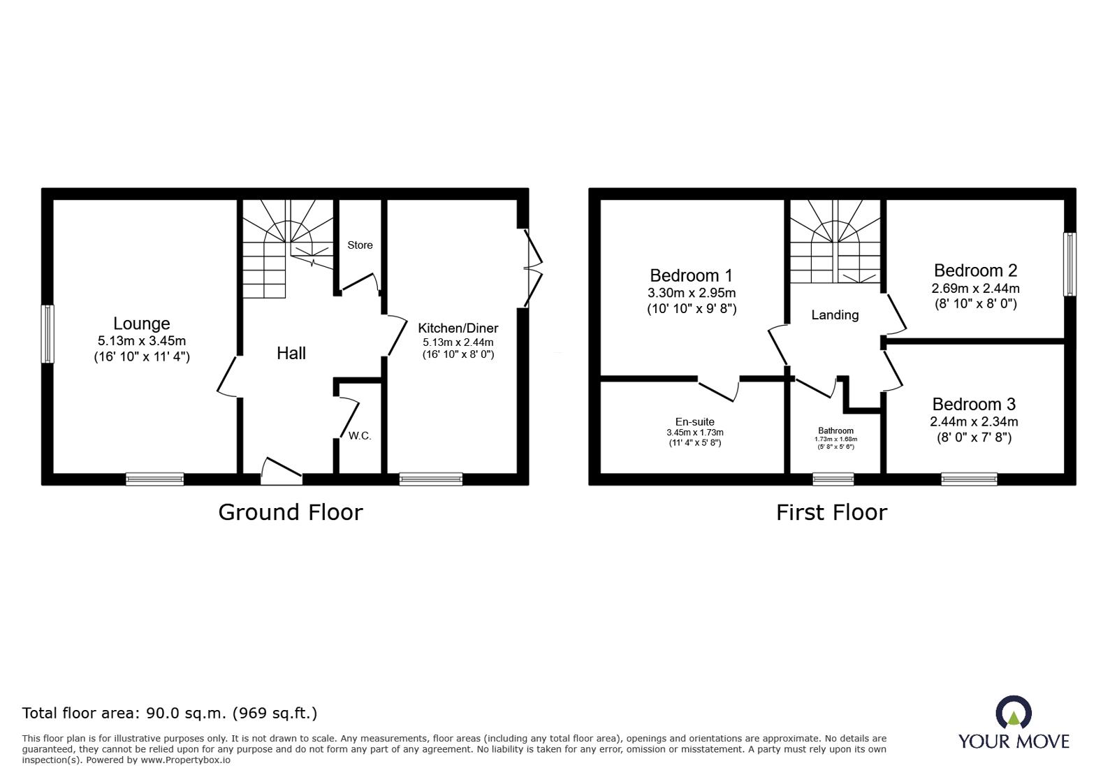 31, Webb Ellis Road, Nottingham floorplan
