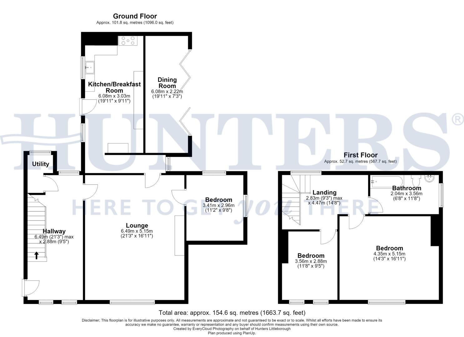 53, Cote Lane, Littleborough floorplan