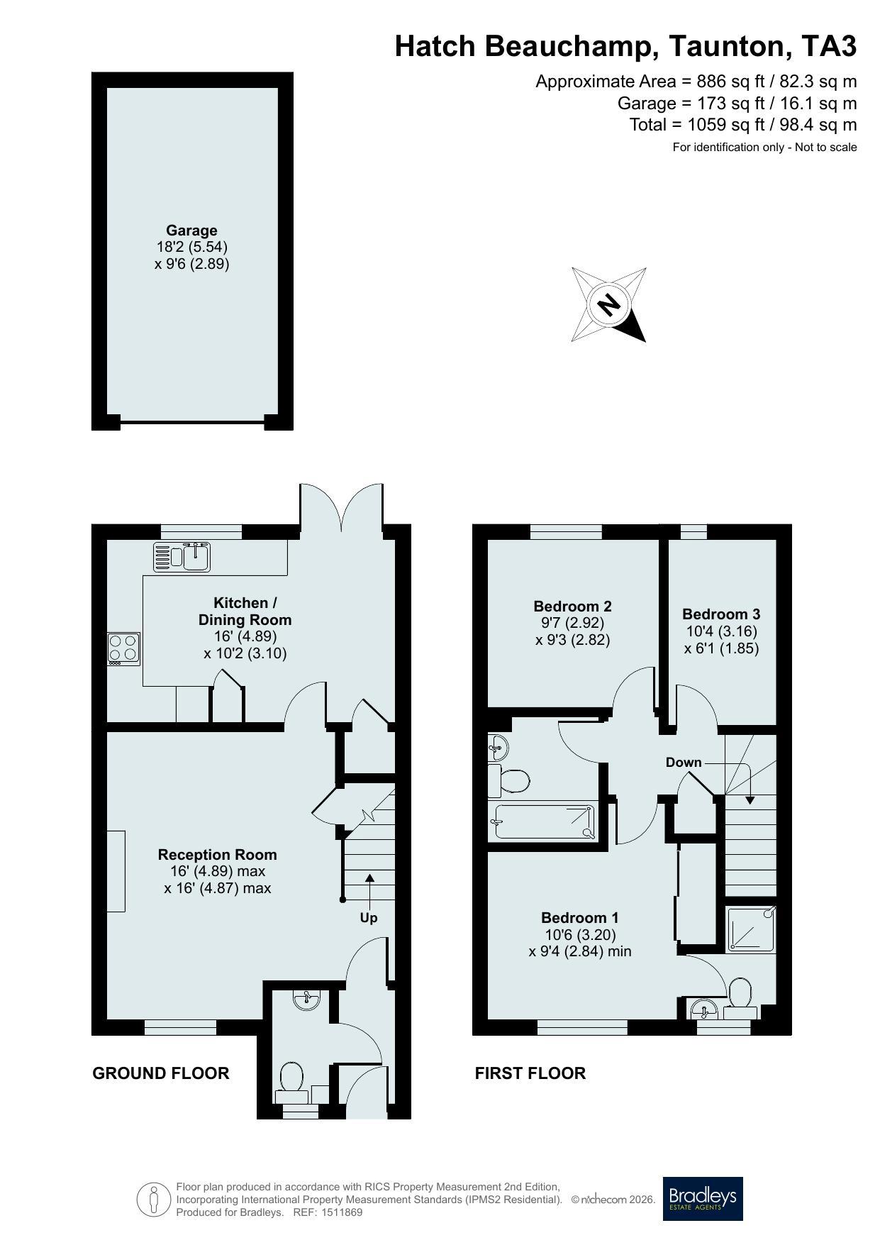 5, Rectory Mews, Taunton floorplan
