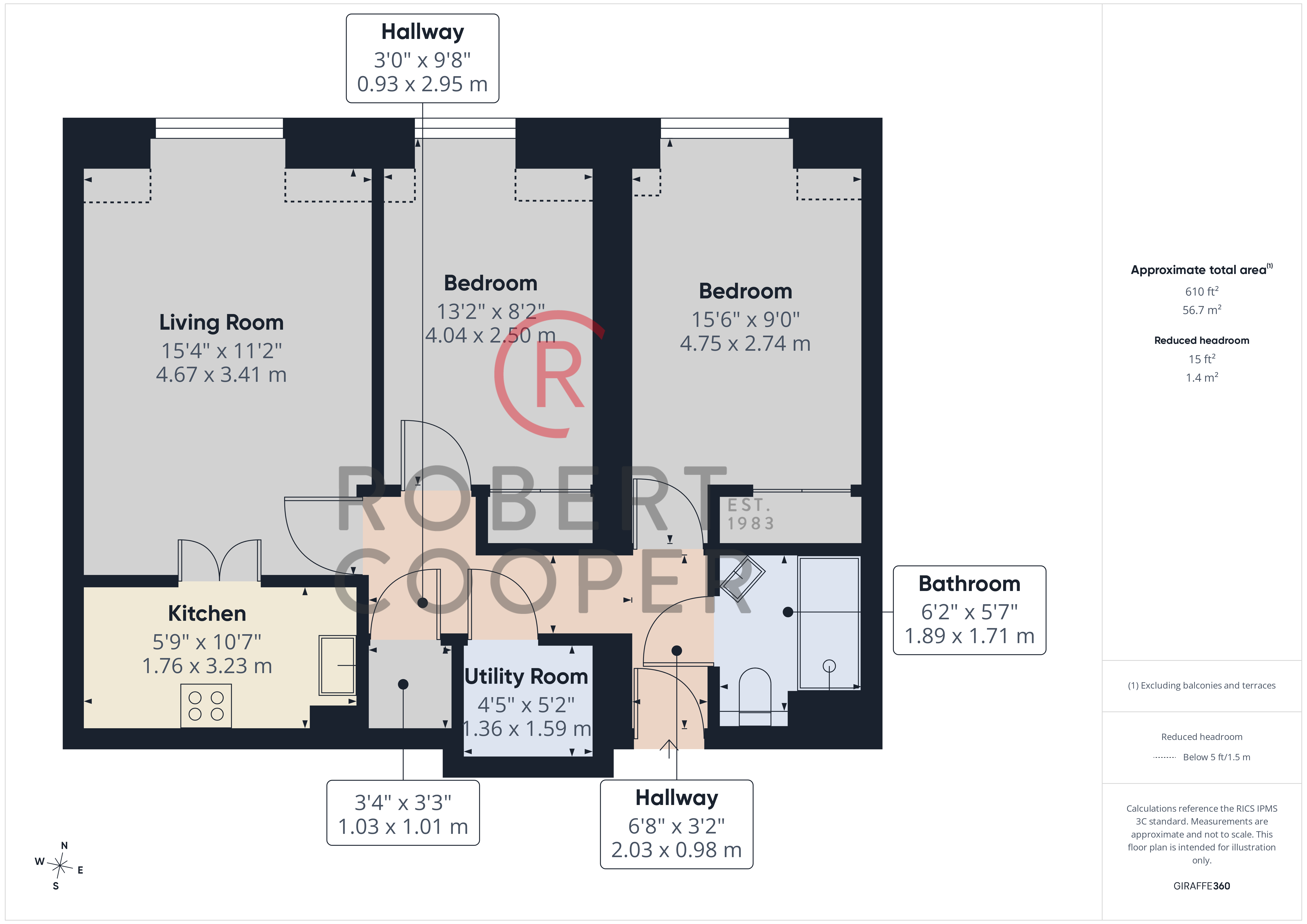 34 Masters Court,, Wood Lane, Ruislip floorplan