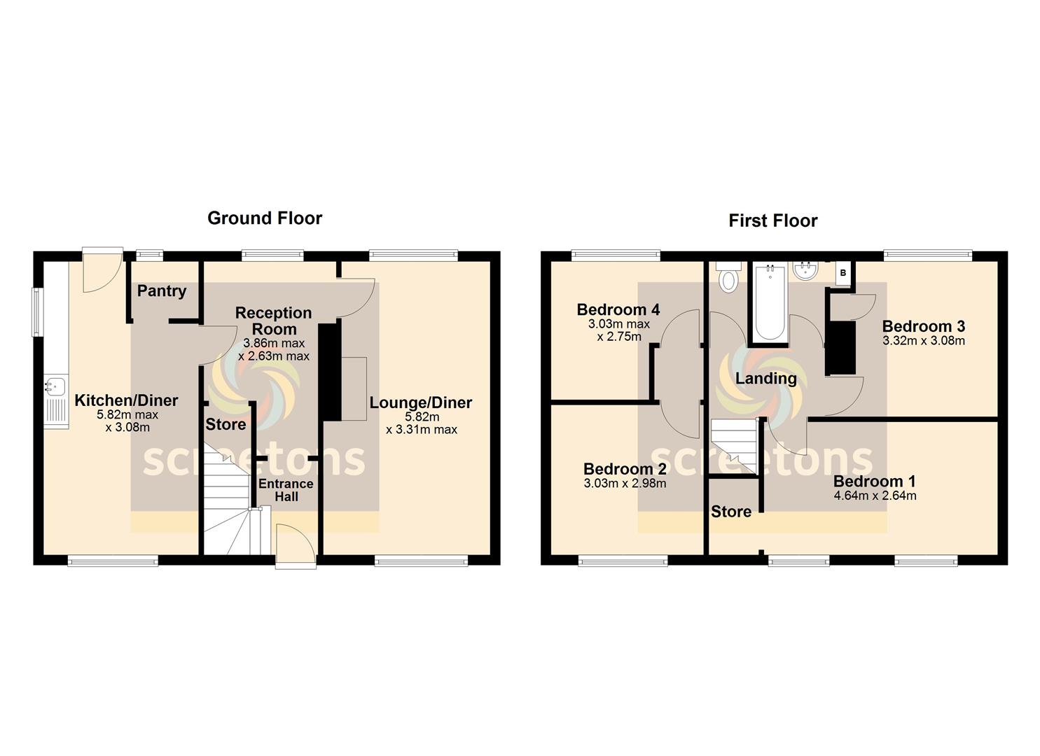8, Oldfield Road, Thorne floorplan