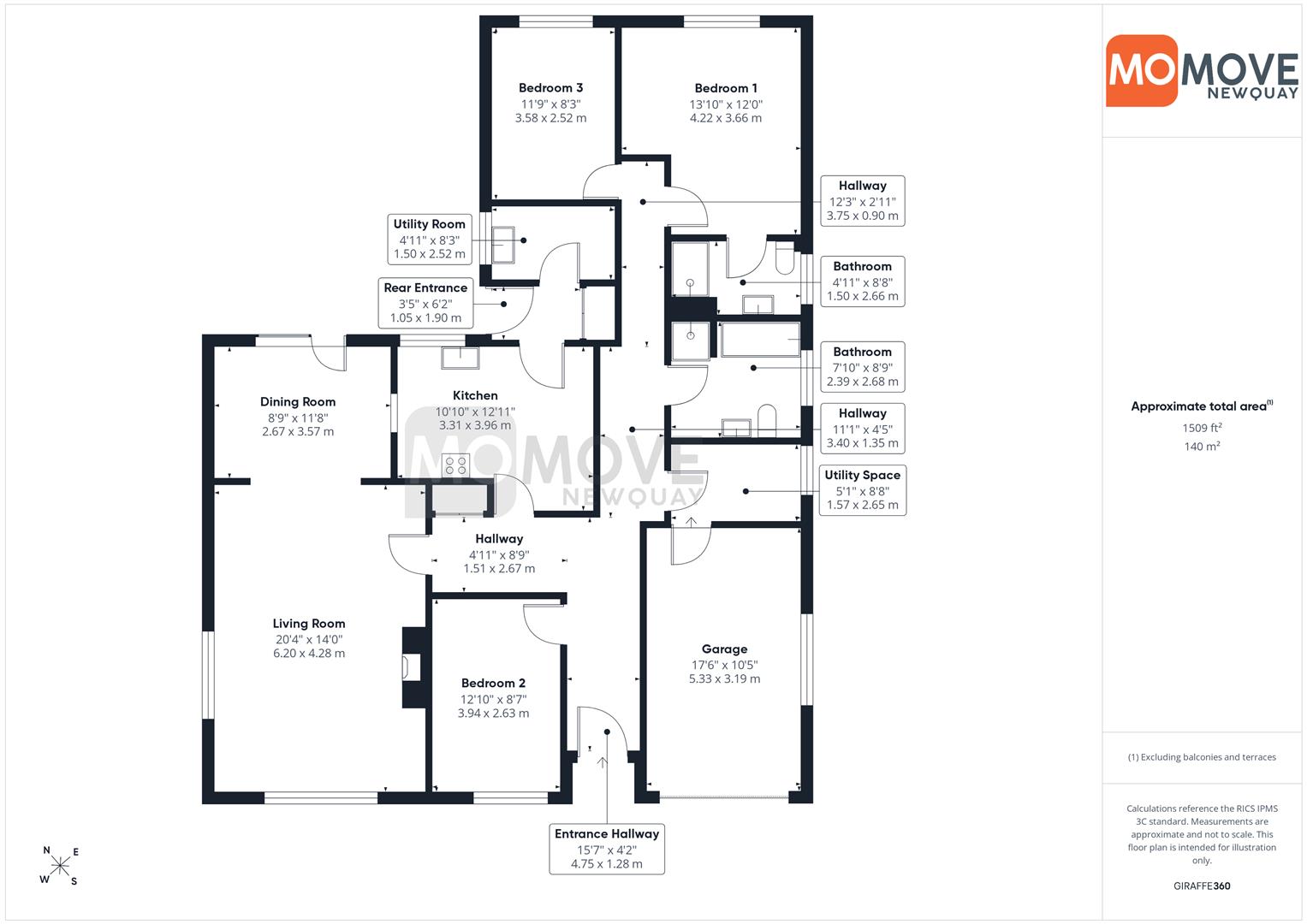 29, The Meadows, St. Austell floorplan